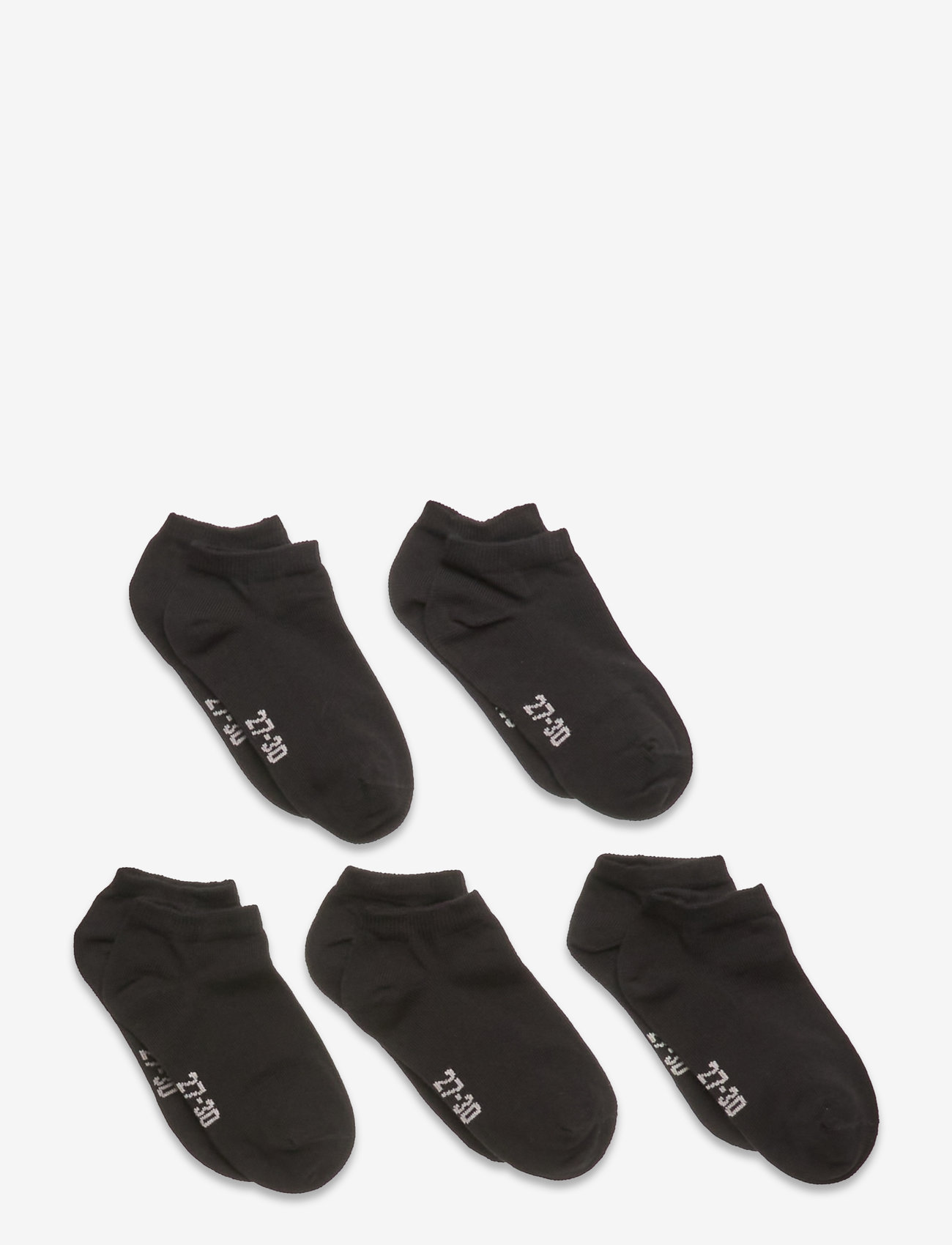 Minymo - Ankle Sock Low Cut (5-pack) - herbstliche kleidung - black - 0