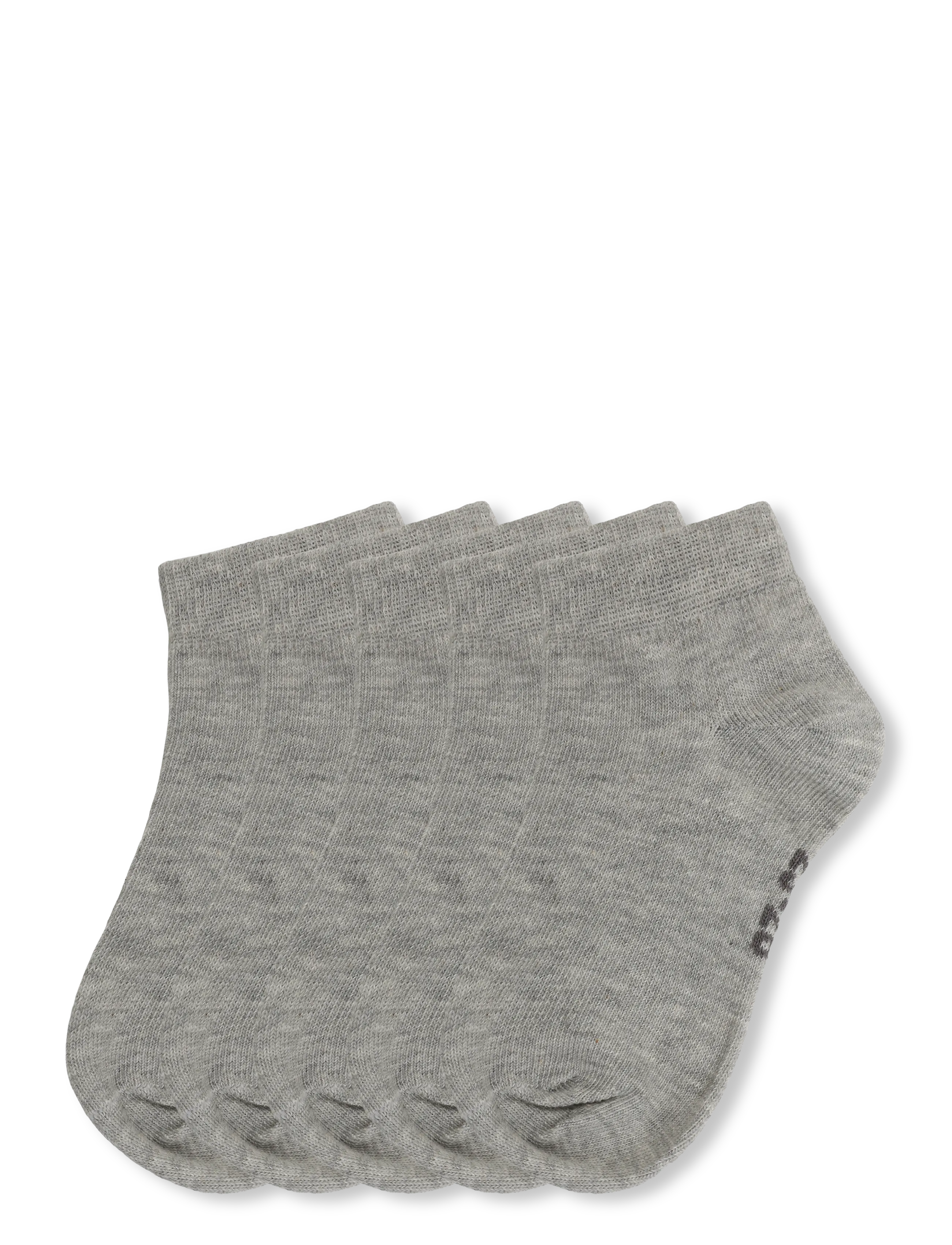 Minymo Ankle Sock Low Cut (5-Pack) - Grey - 35\38