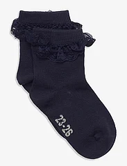 Minymo - Ankle Sock w. Lace - mažiausios kainos - dark navy - 0