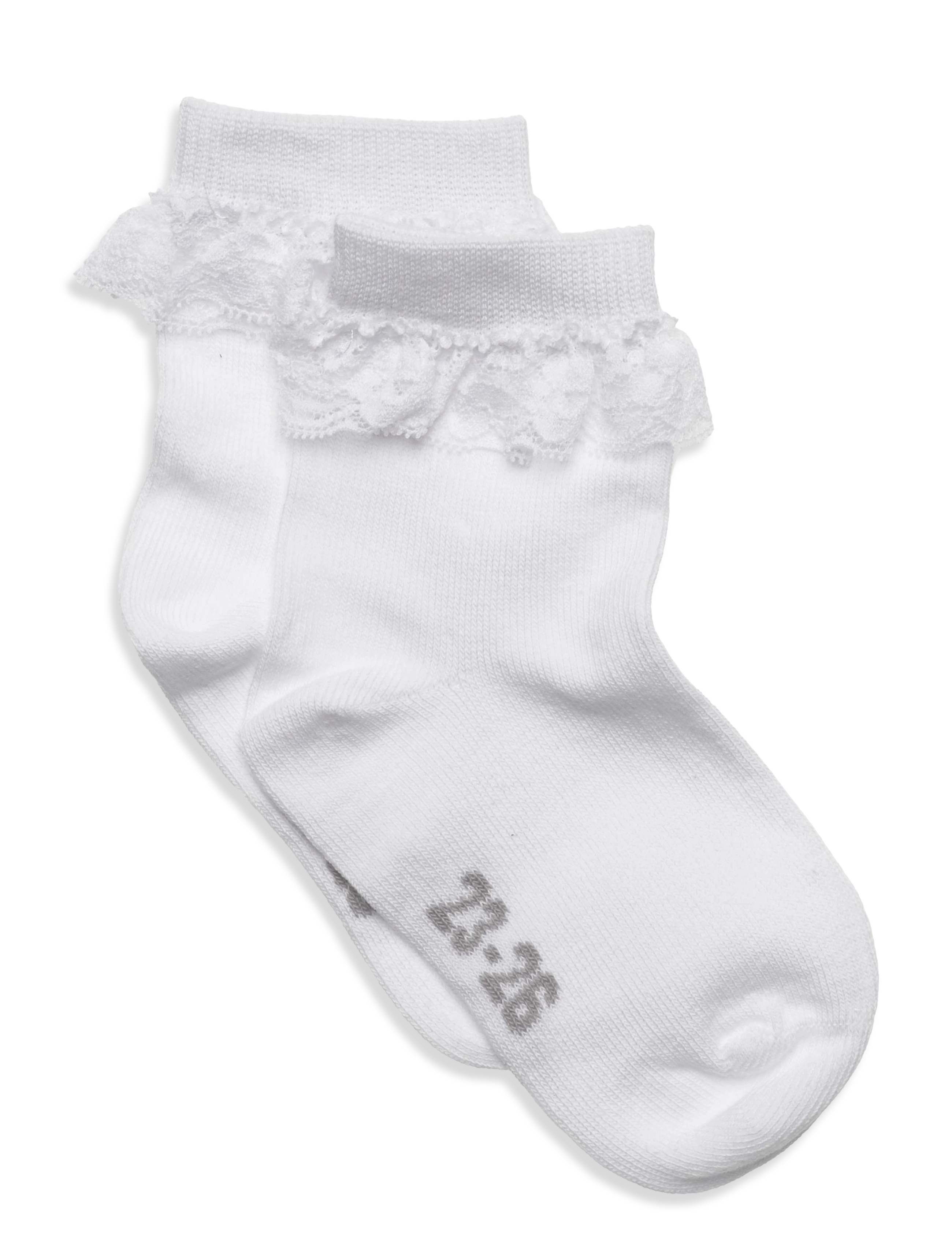 White Strømper m. Blonde NOOS str. 31/34