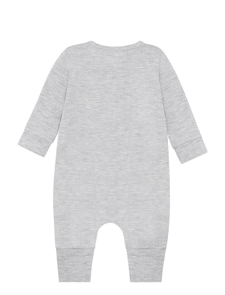 Minymo - Nightsuit LS - schlafoveralls - mediumgreymelange - 1
