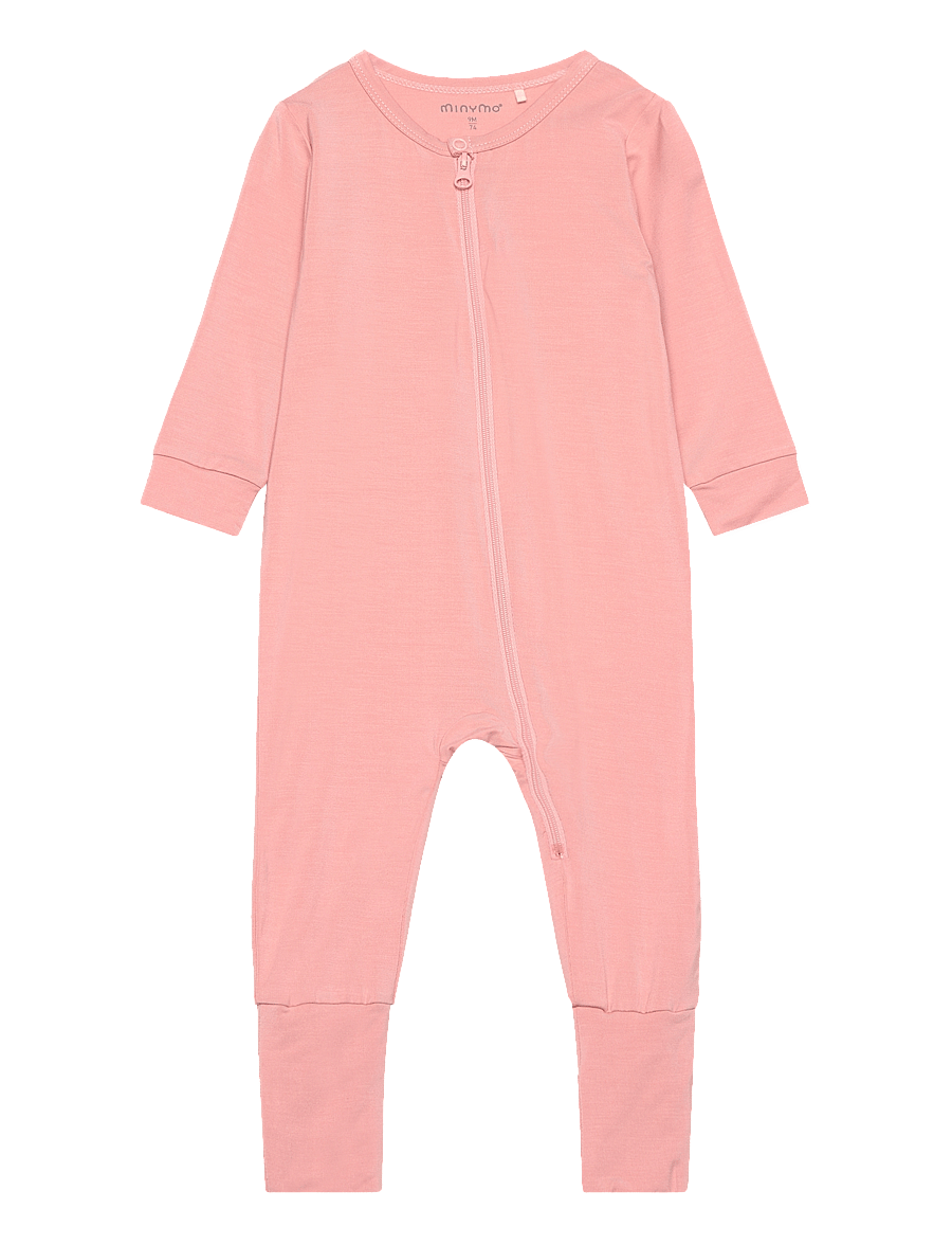 Minymo - Nightsuit LS - schlafoveralls - misty rose - 0
