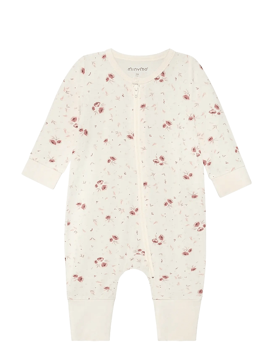Minymo - Nightsuit LS - schlafoveralls - peach whip - 0