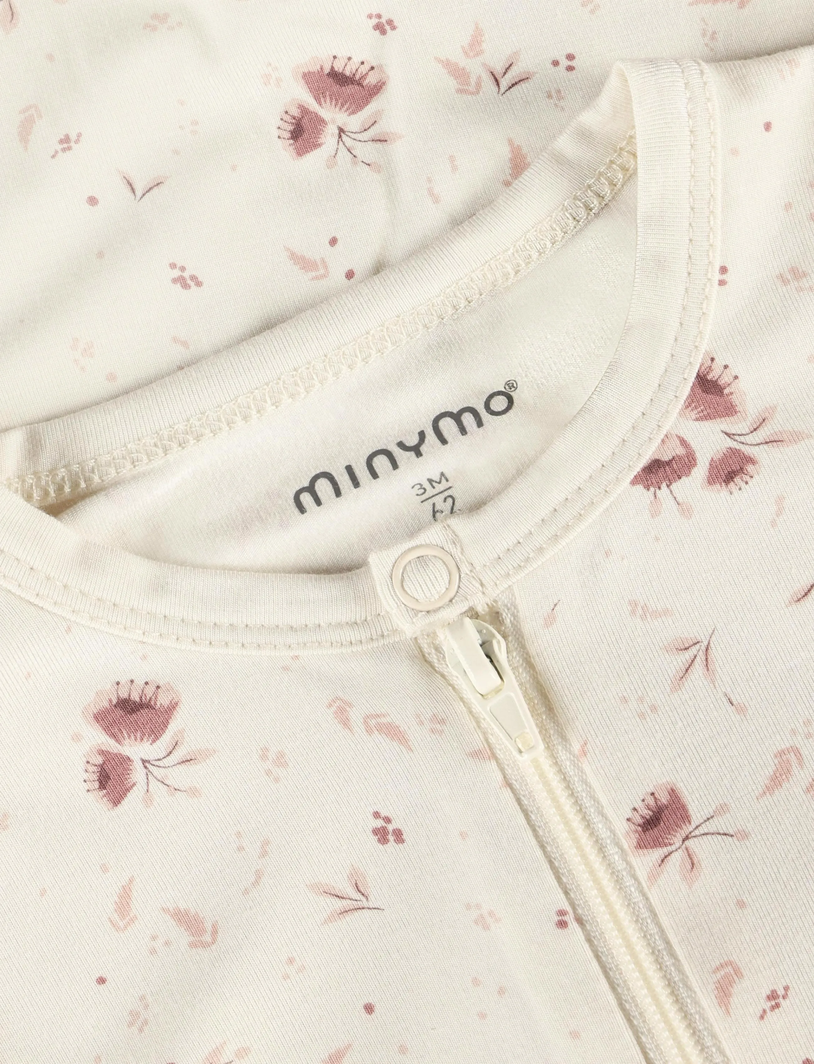 Minymo - Nightsuit LS - schlafoveralls - peach whip - 2