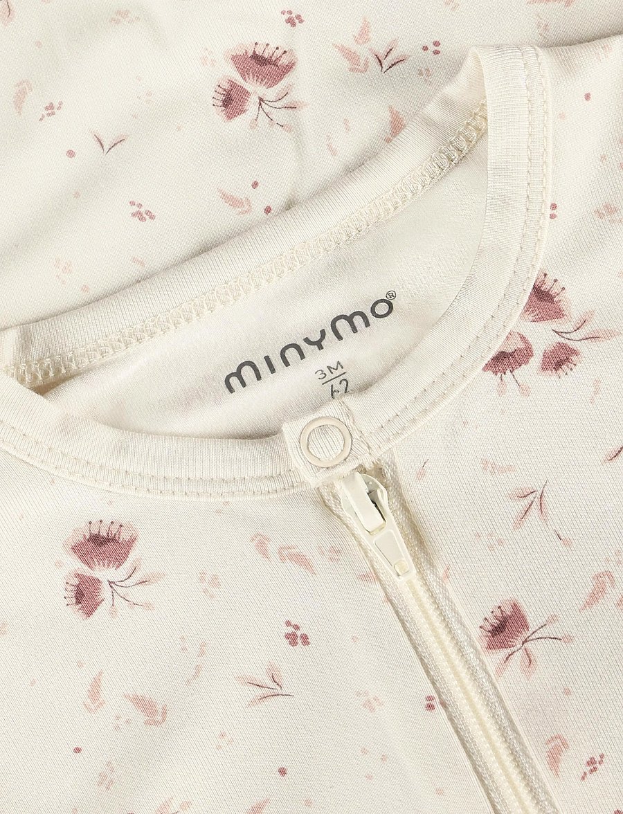 Minymo - Nightsuit LS - schlafoveralls - peach whip - 2