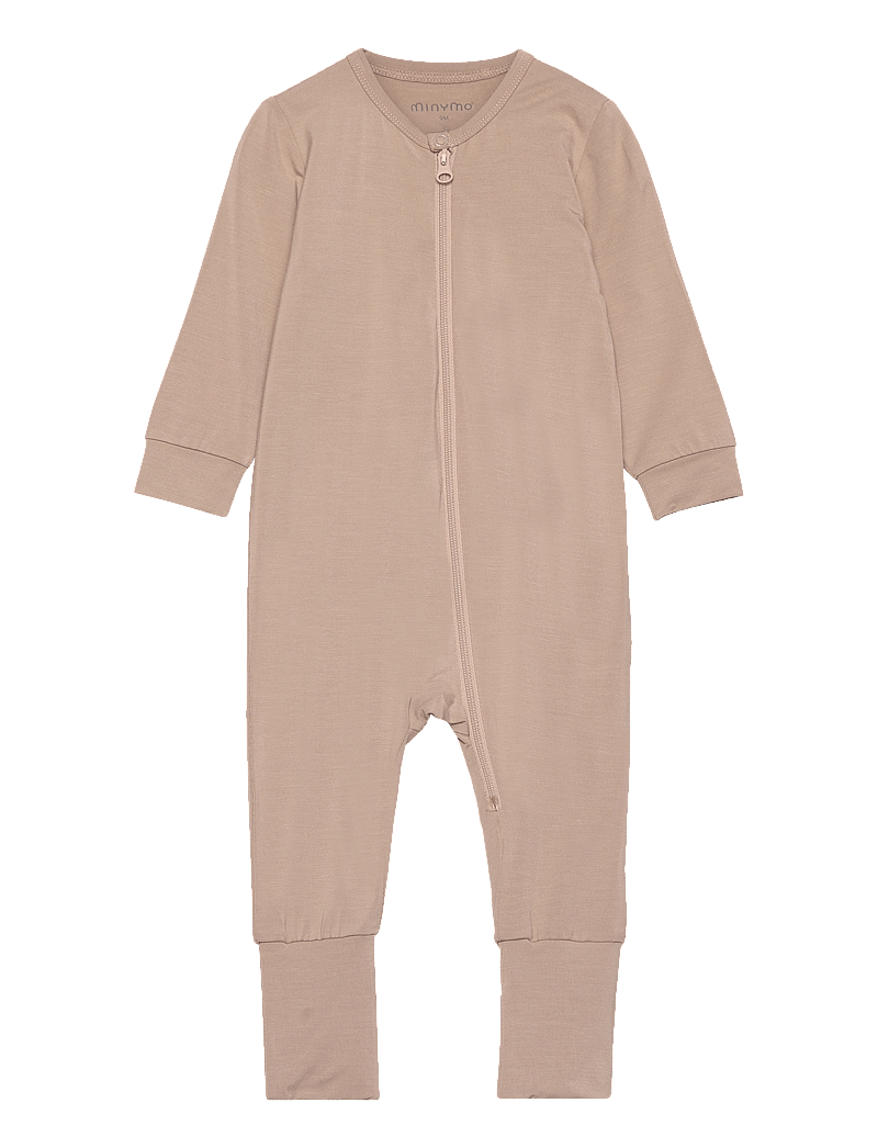 Minymo - Nightsuit LS - unihaalarit - simply taupe - 0