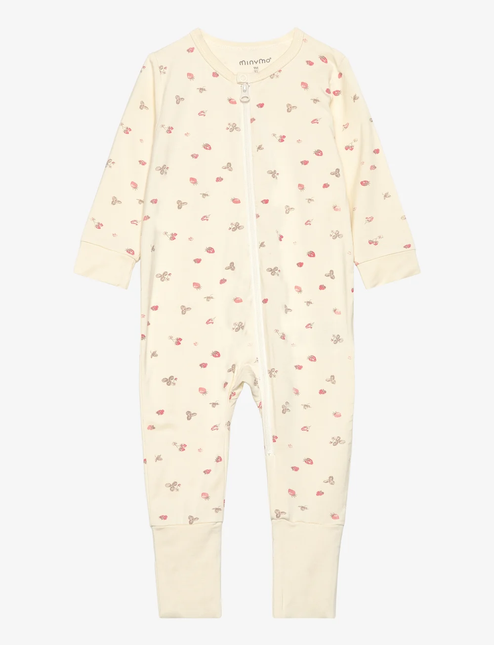 Minymo - Nightsuit LS - sovoveraller - strawberry ice - 0