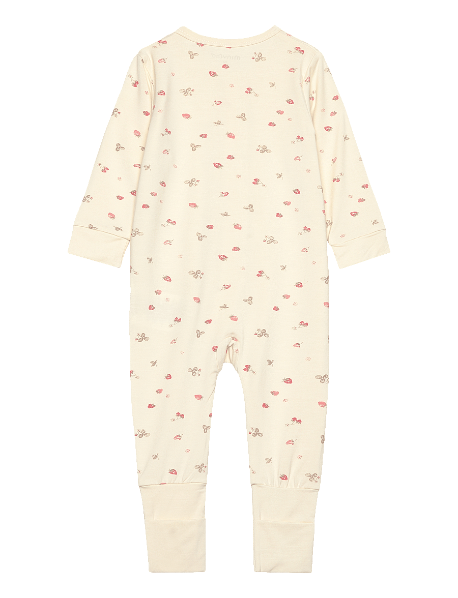 Minymo - Nightsuit LS - schlafoveralls - strawberry ice - 1