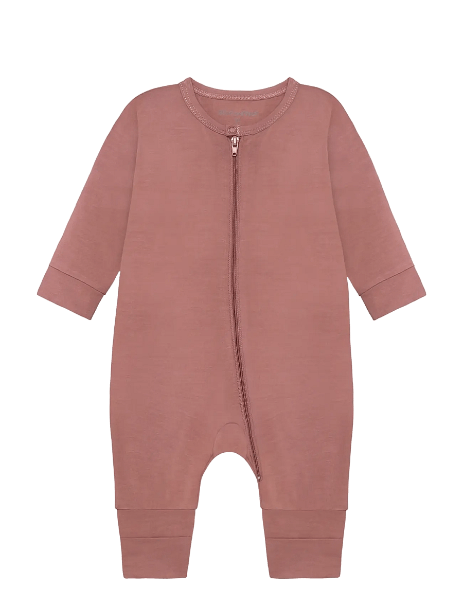 Minymo - Nightsuit LS - schlafoveralls - withered rose - 0