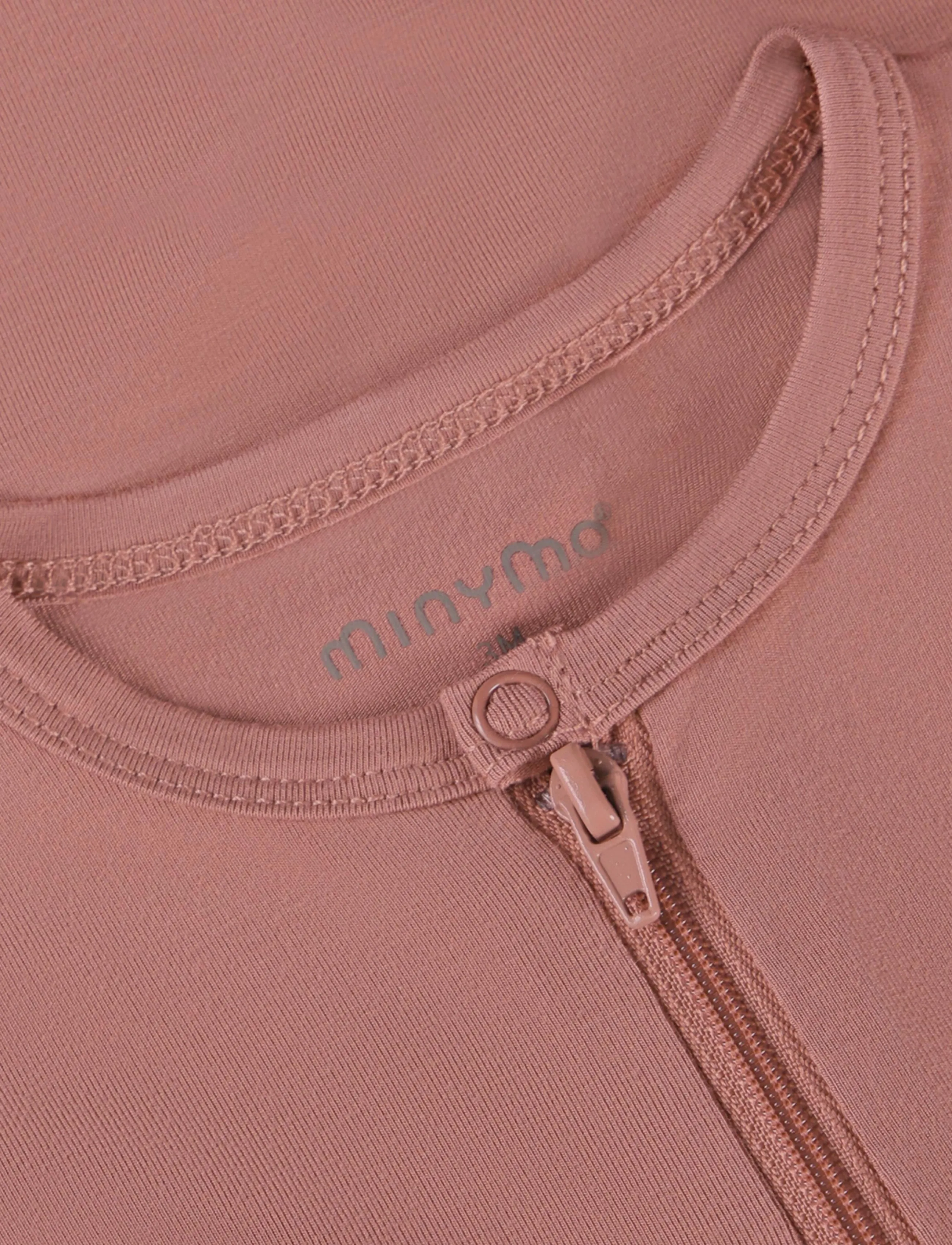 Minymo - Nightsuit LS - schlafoveralls - withered rose - 2