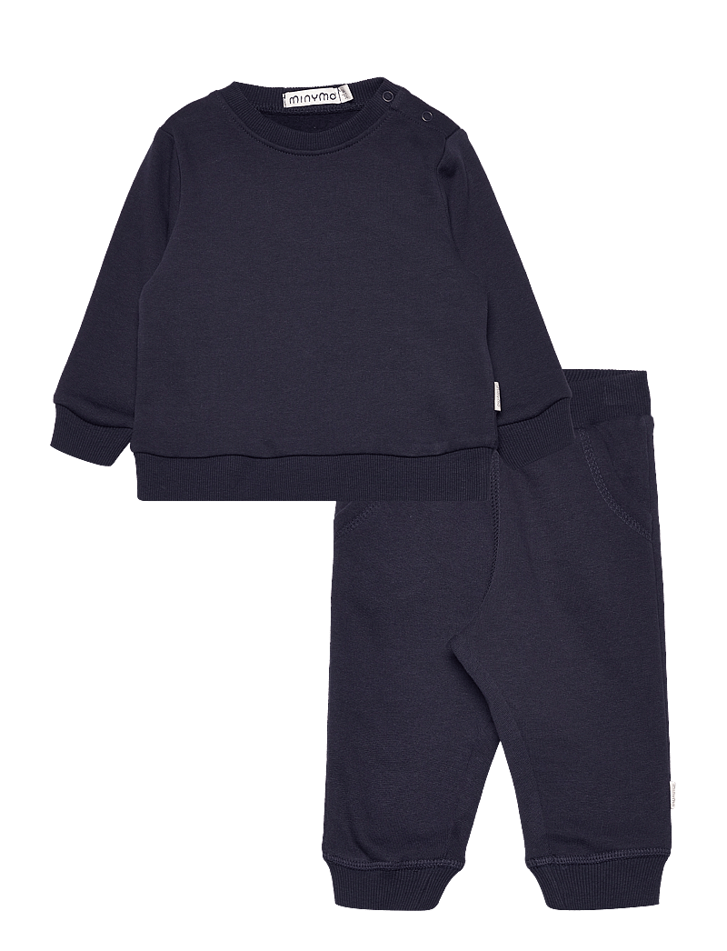 Minymo - Sweat Set (2-pcs) - spordidressid - dark navy - 0