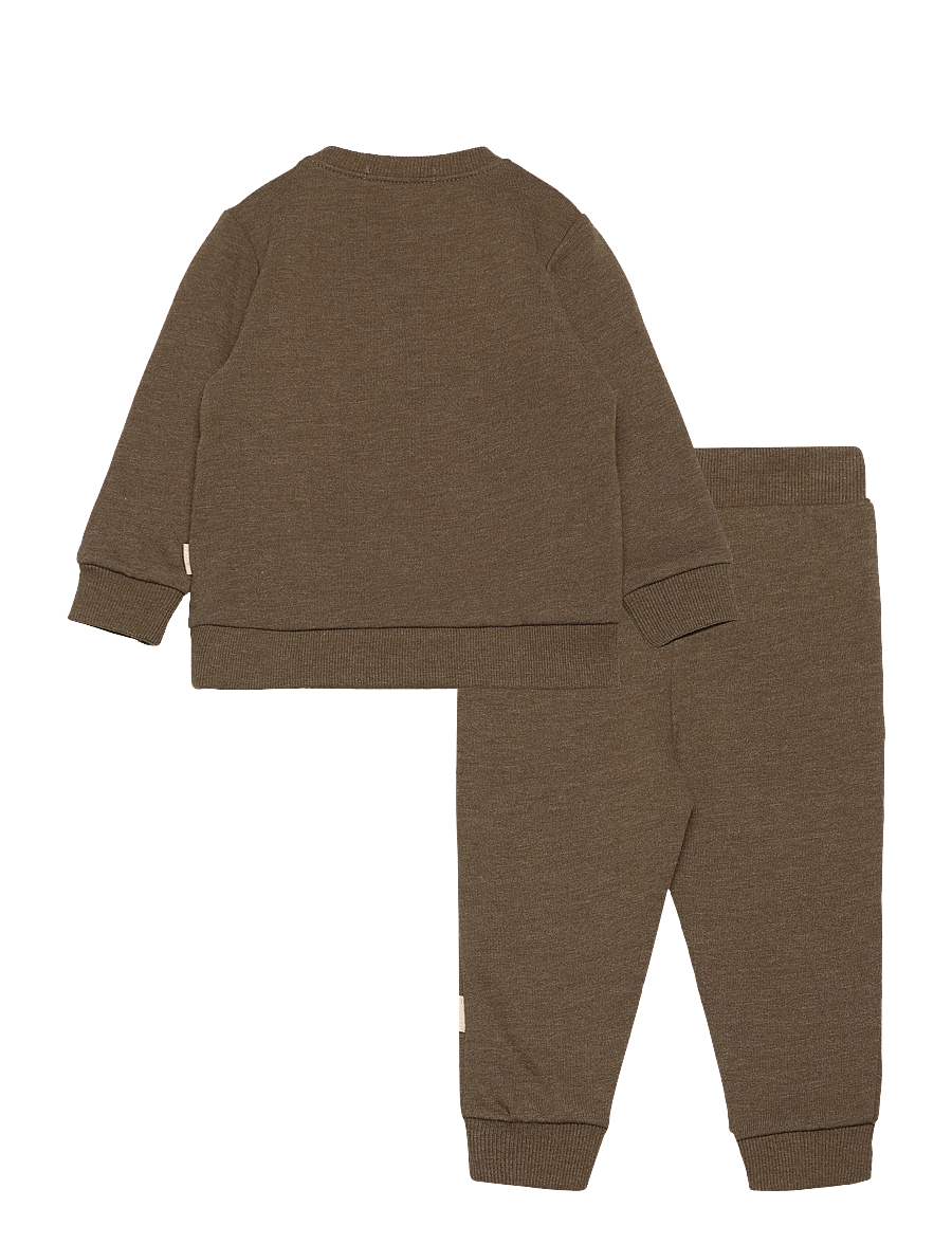 Minymo - Sweat Set (2-pcs) - sportanzüge - dark olive - 1