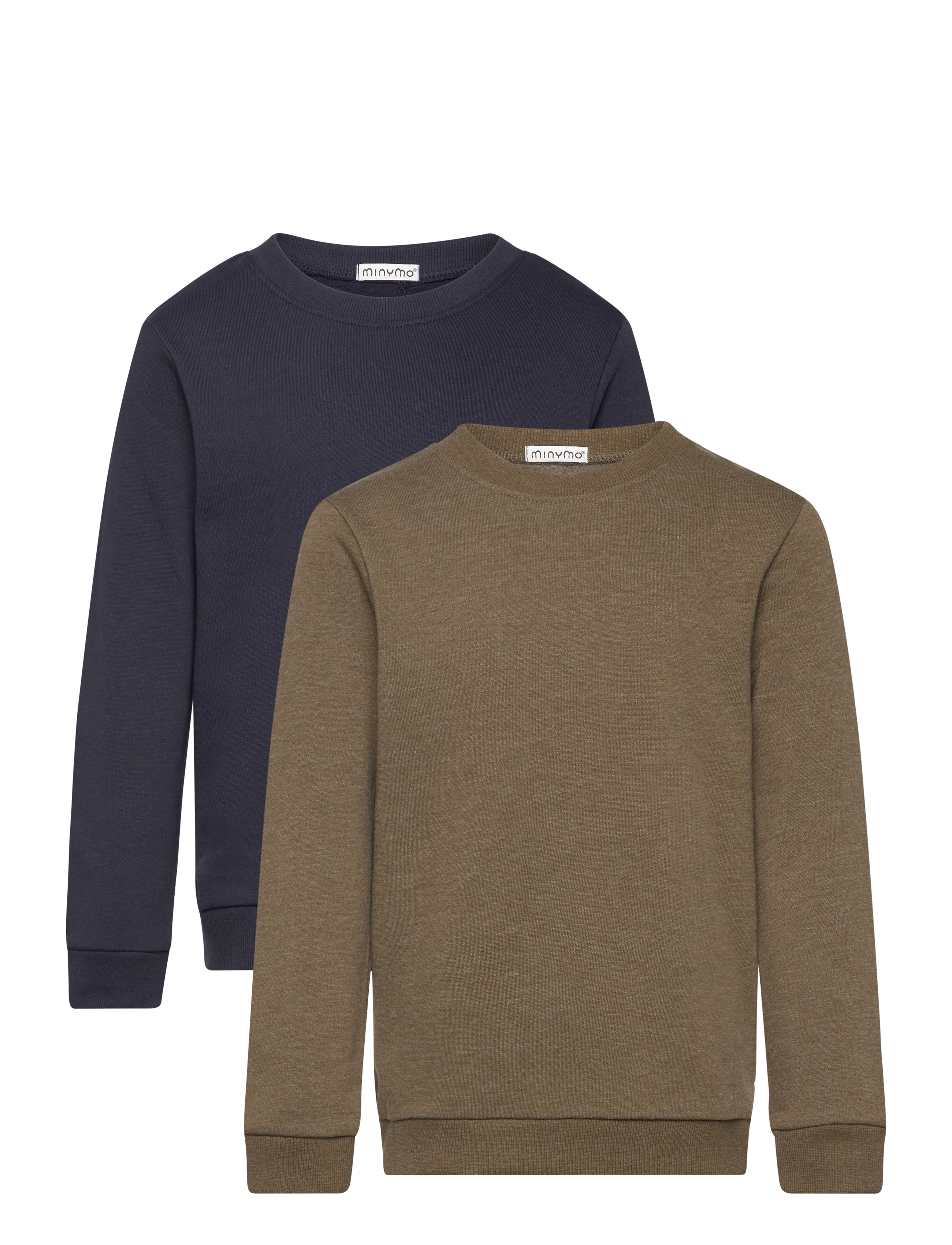 Minymo Sweatshirt (2-Pack), Børn, Sweatshirt 2-Pak, Navy, Str: 92