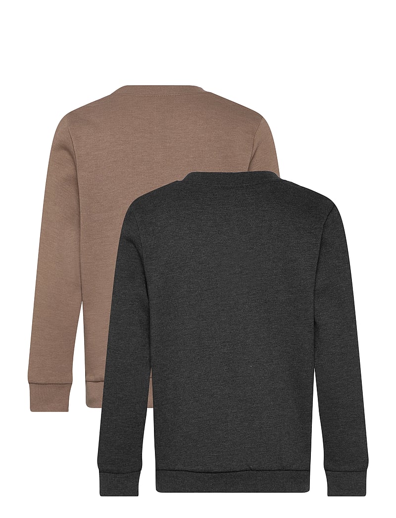 Minymo - Sweatshirt (2-pack) - sweatshirts - fossil - 1
