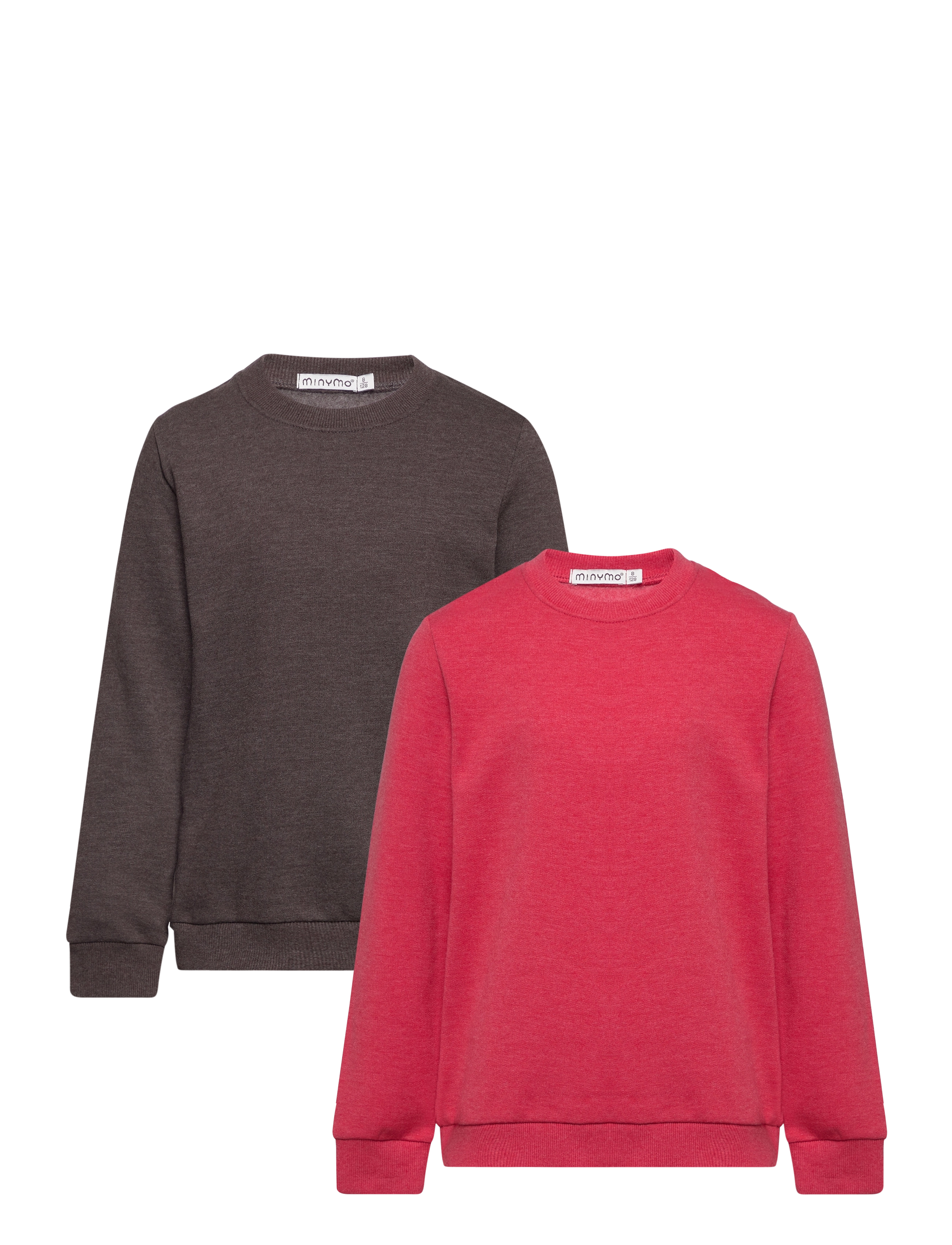 Minymo Sweatshirt (2-Pack), Børn, Sweatshirt 2-Pak, Multi/mønstret, Str: 104