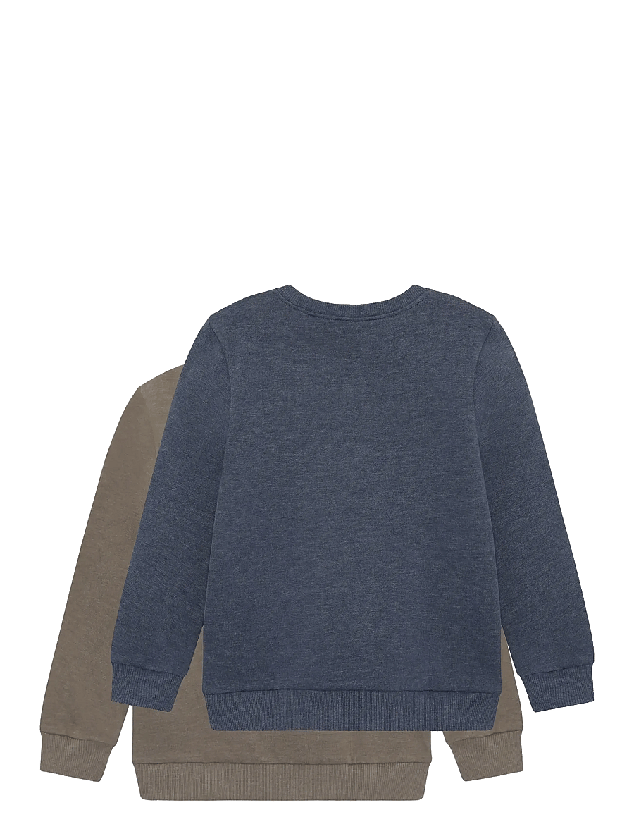 Minymo - Sweatshirt (2-pack) - dressipluusid - vetiver - 1