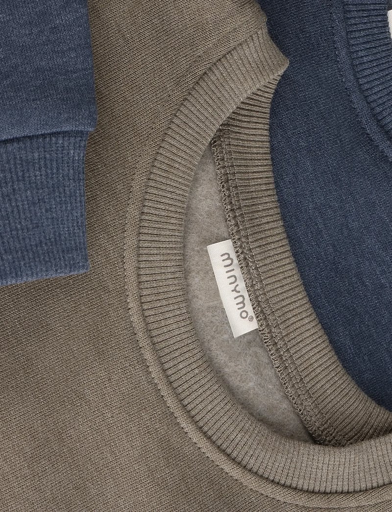 Minymo - Sweatshirt (2-pack) - sweatshirts - vetiver - 4