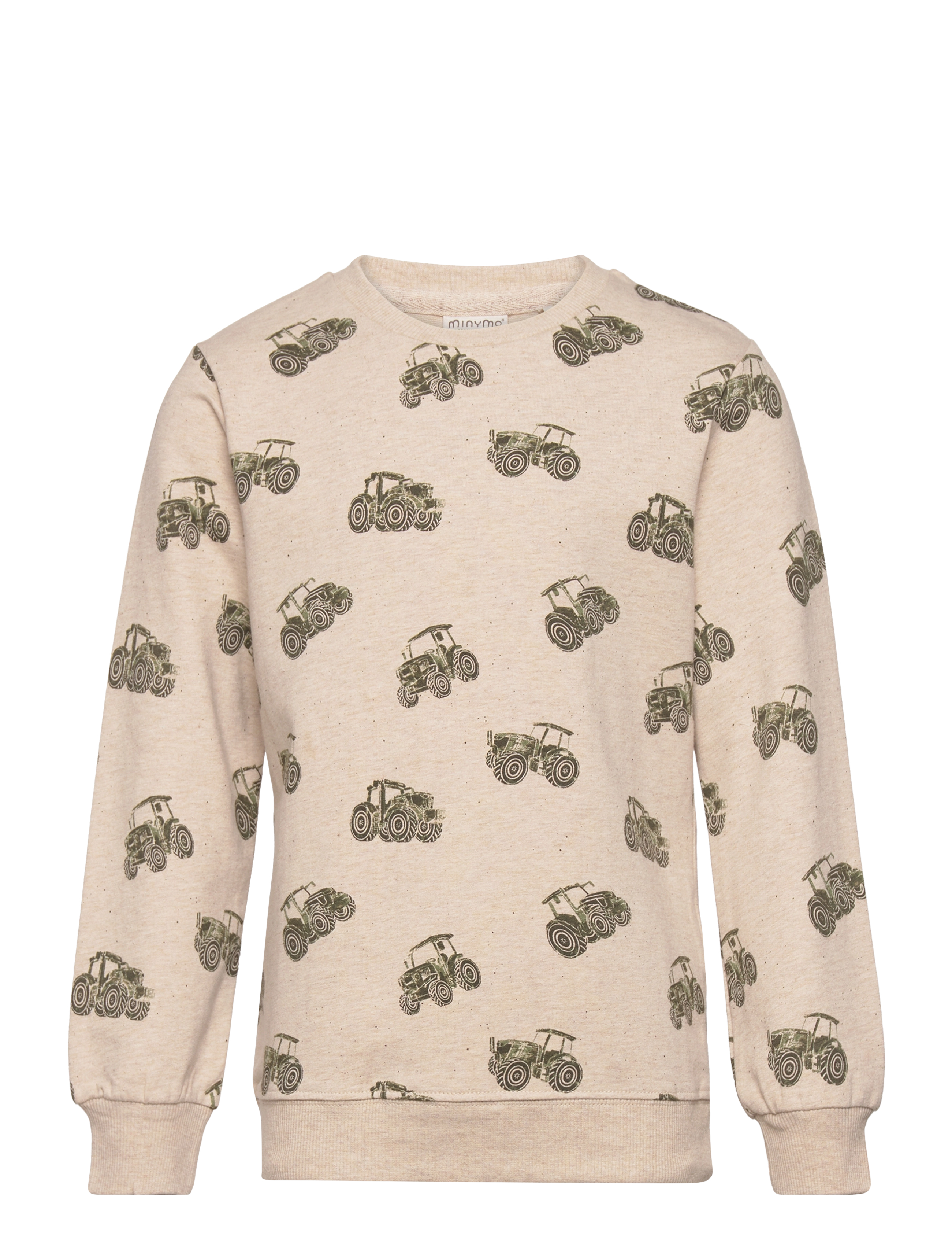 Sweatshirt LS AOP - SAND MELANGE