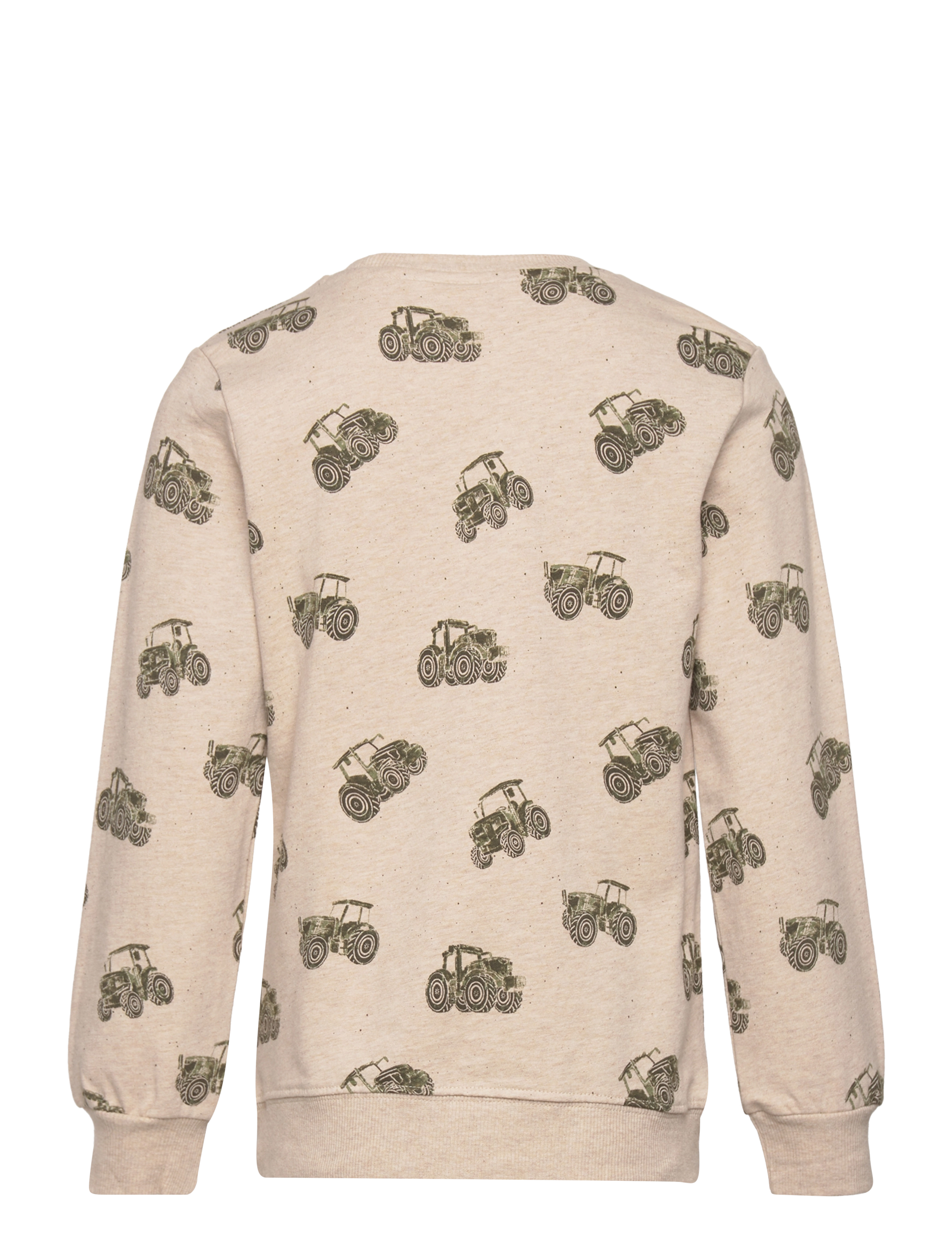 Minymo - Sweatshirt LS AOP - sand melange - 1