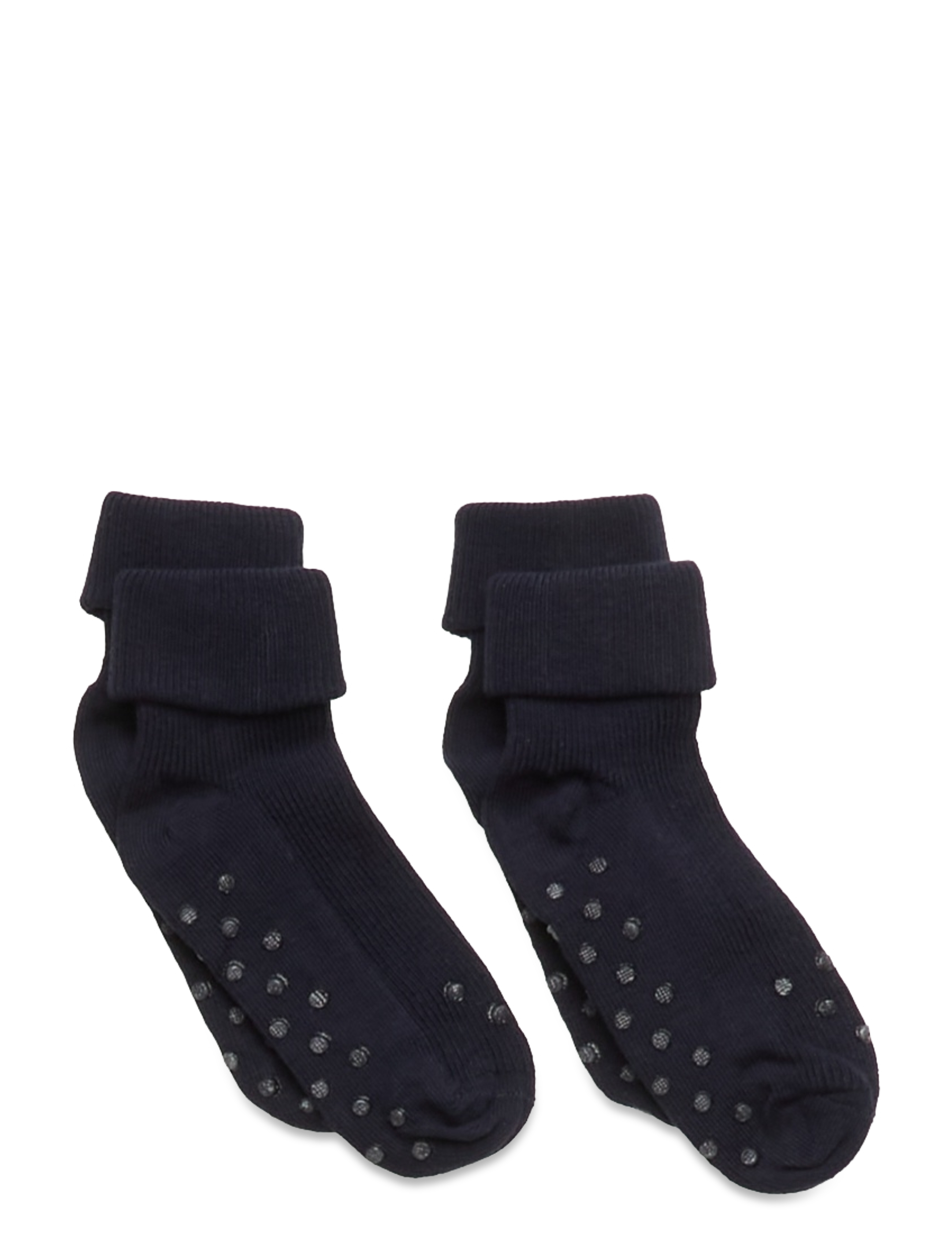 Minymo Baby Rib Sock W. Abs (2-Pack), 19 , Socken & Strumpfhosen, Marineblau - Socks, Kinder