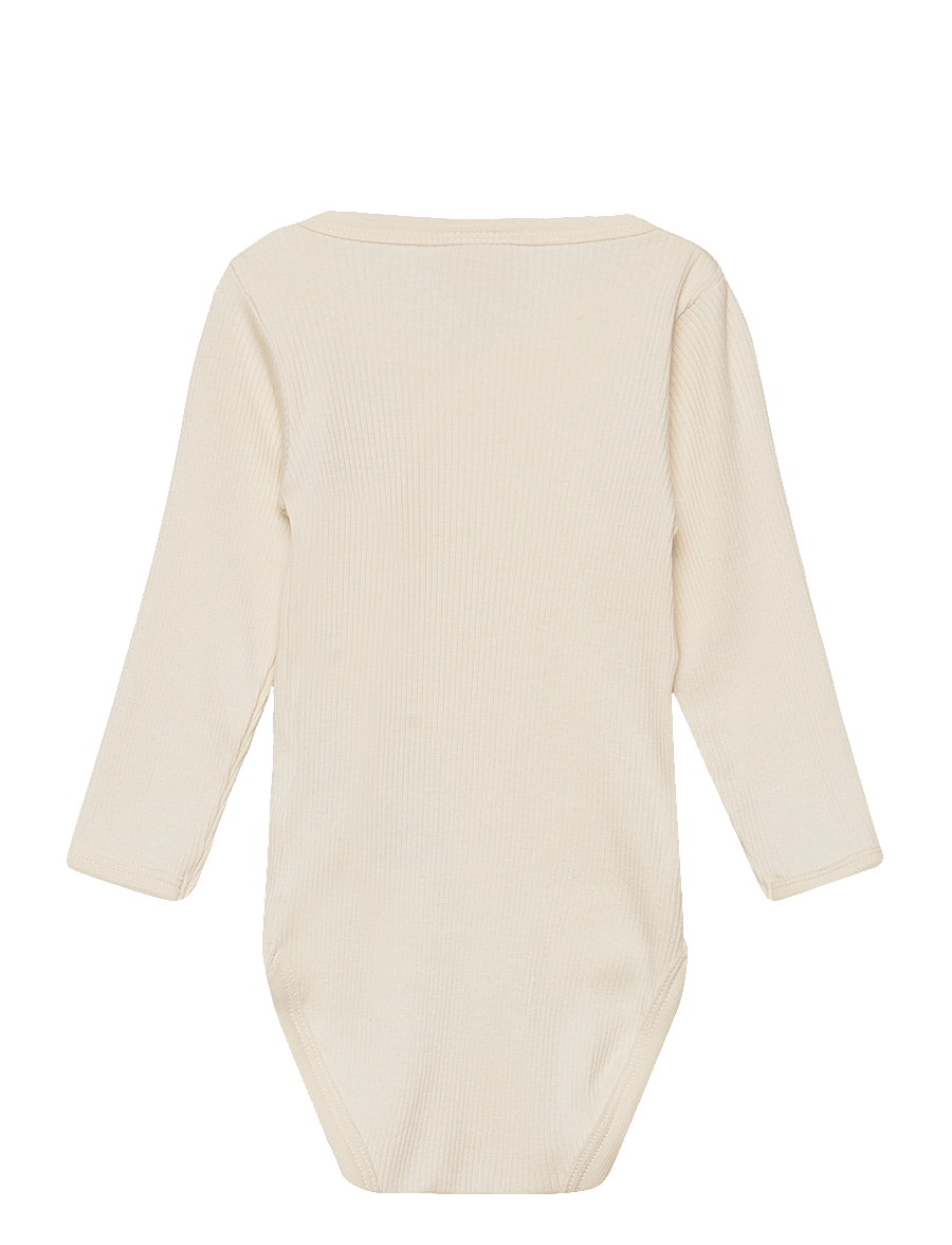 Minymo - Wrap Body LS Rib - einkaufen nach alter von - seedpearl - 1