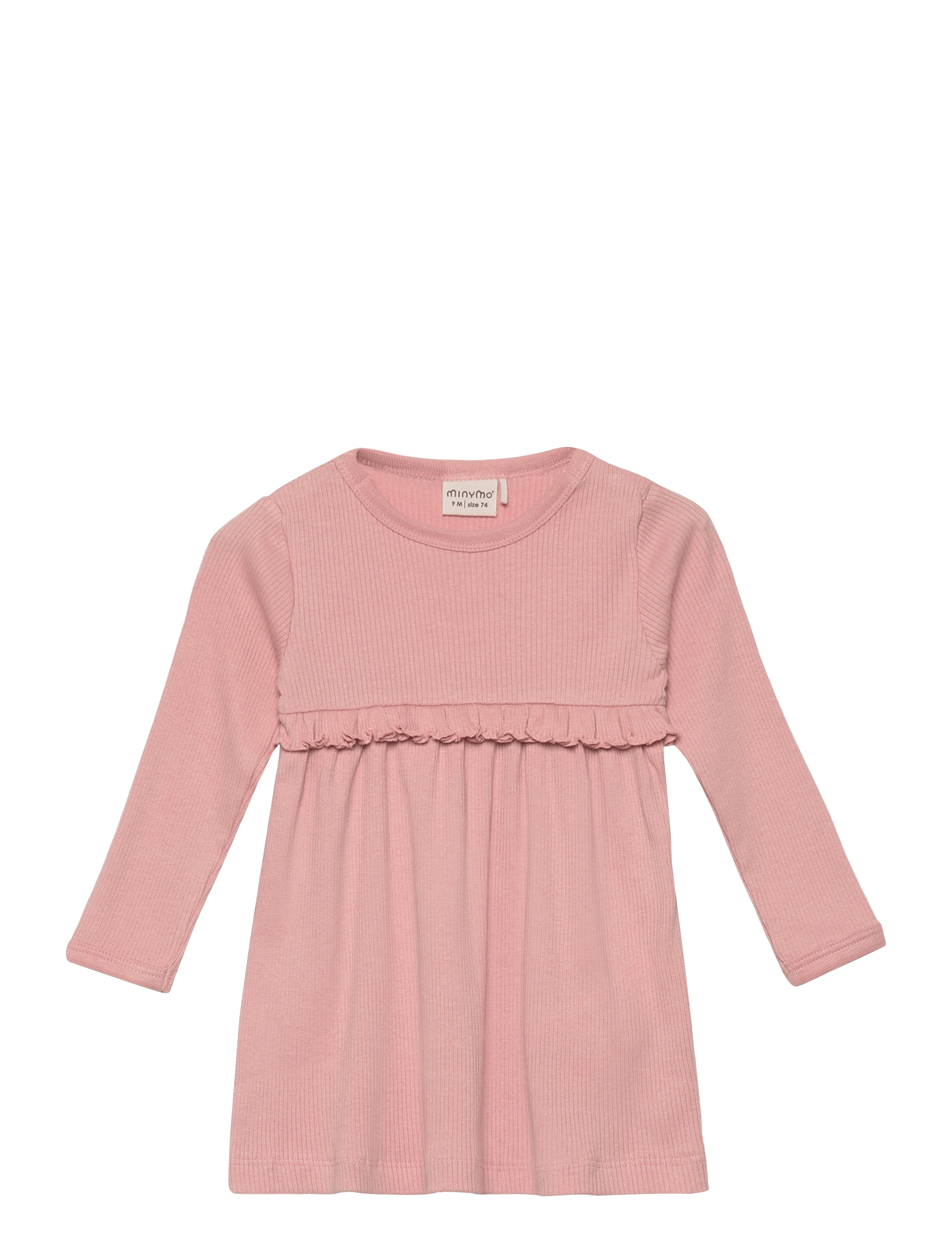 Minymo Dress LS Rib - Kjoler - MISTY ROSE / pink/rose
