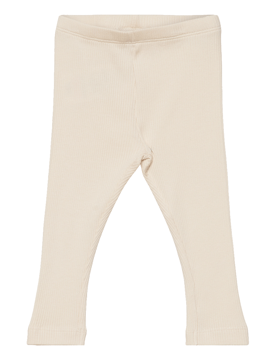 Minymo - Leggings Rib - retuusid - seedpearl - 0