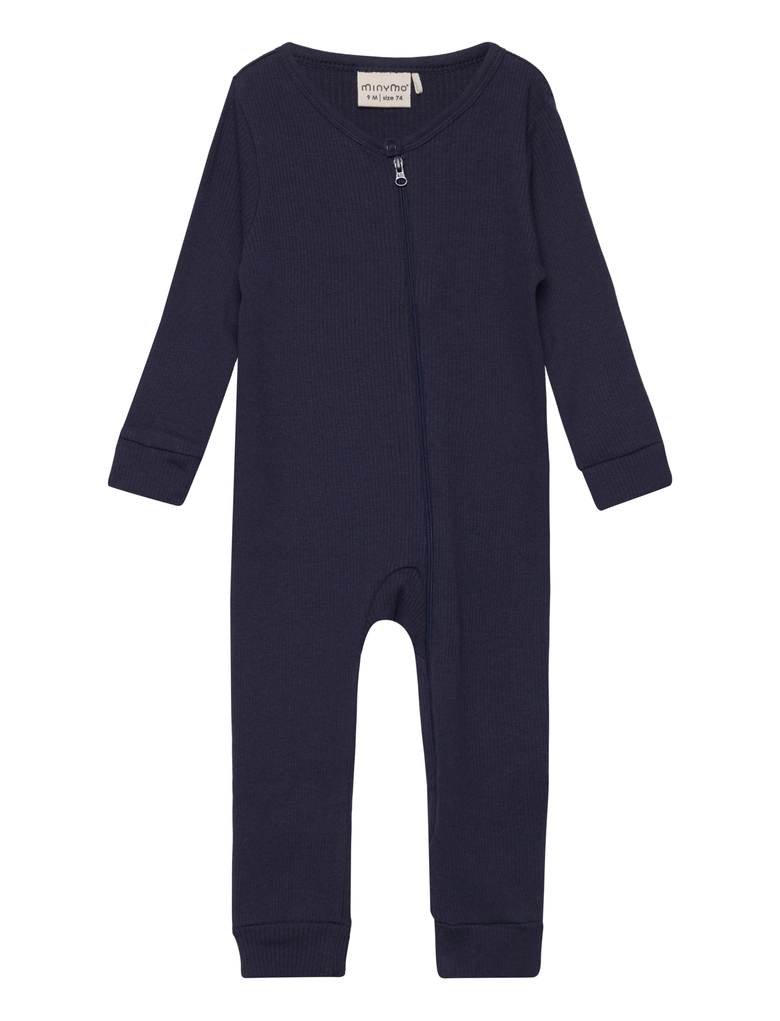Minymo Jumpsuit Ls Rib, 56, Navy > Jumpsuits, Børn