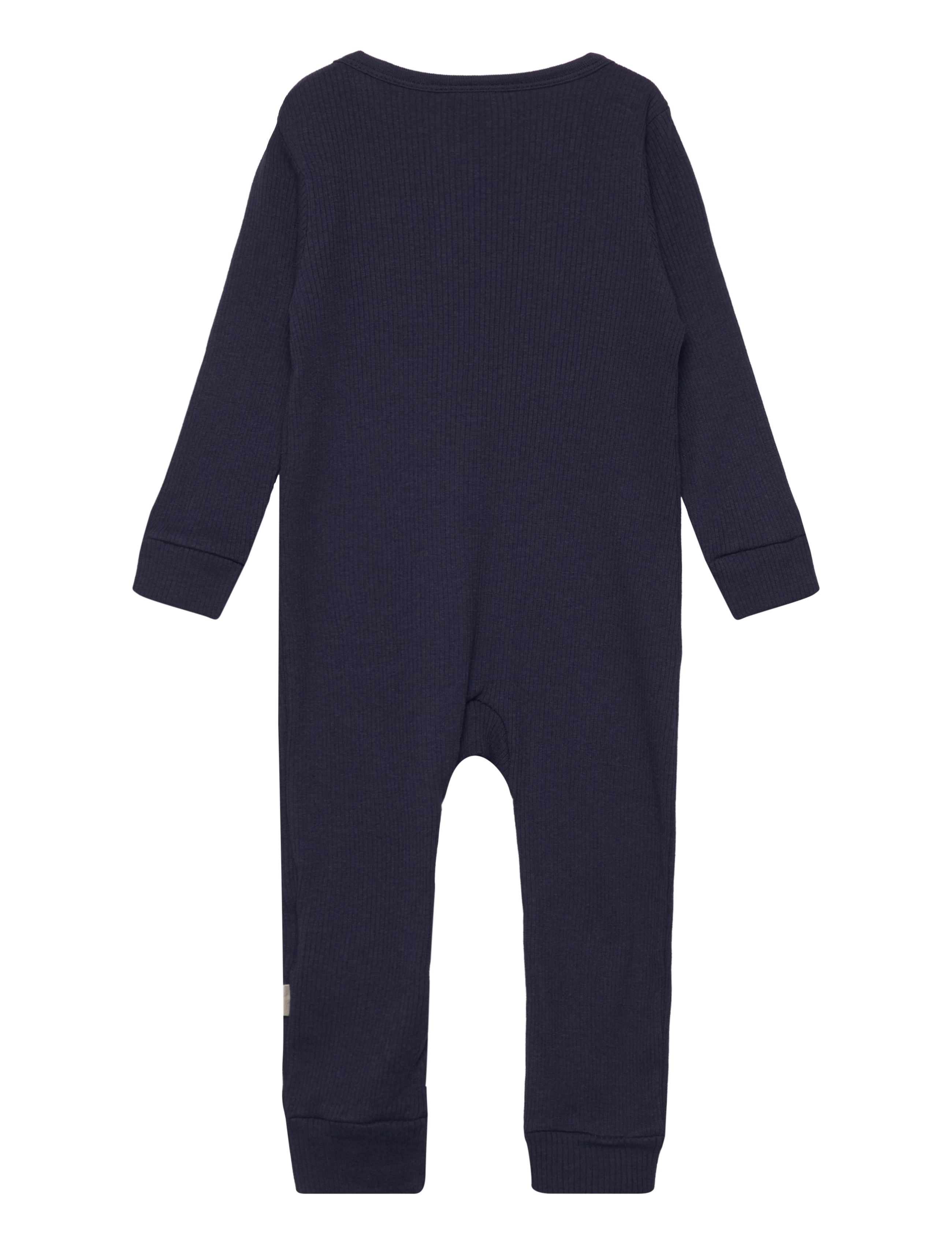 Minymo - Jumpsuit LS Rib - langærmede heldragter - dark navy - 1