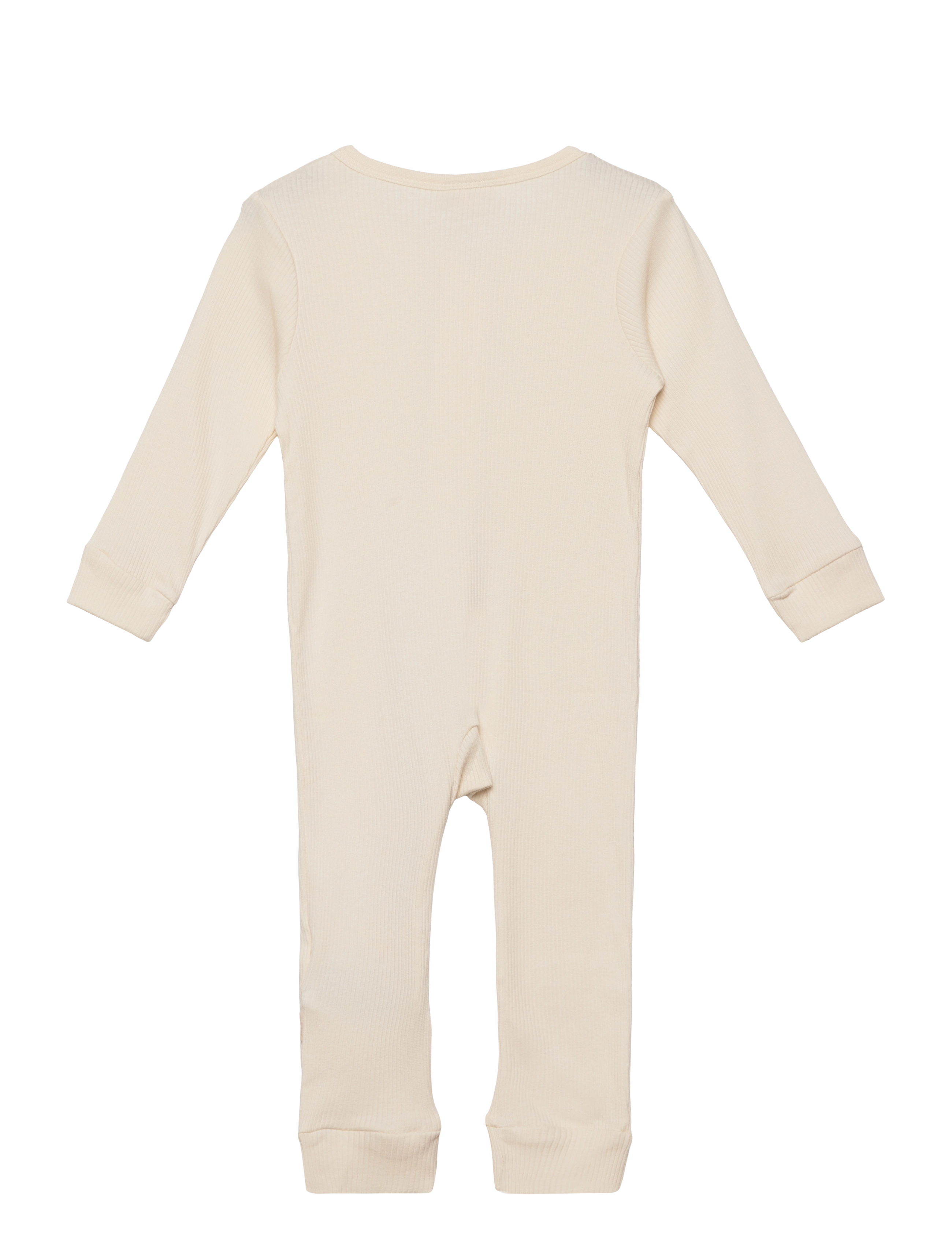 Minymo - Jumpsuit LS Rib - langärmelig - seedpearl - 1