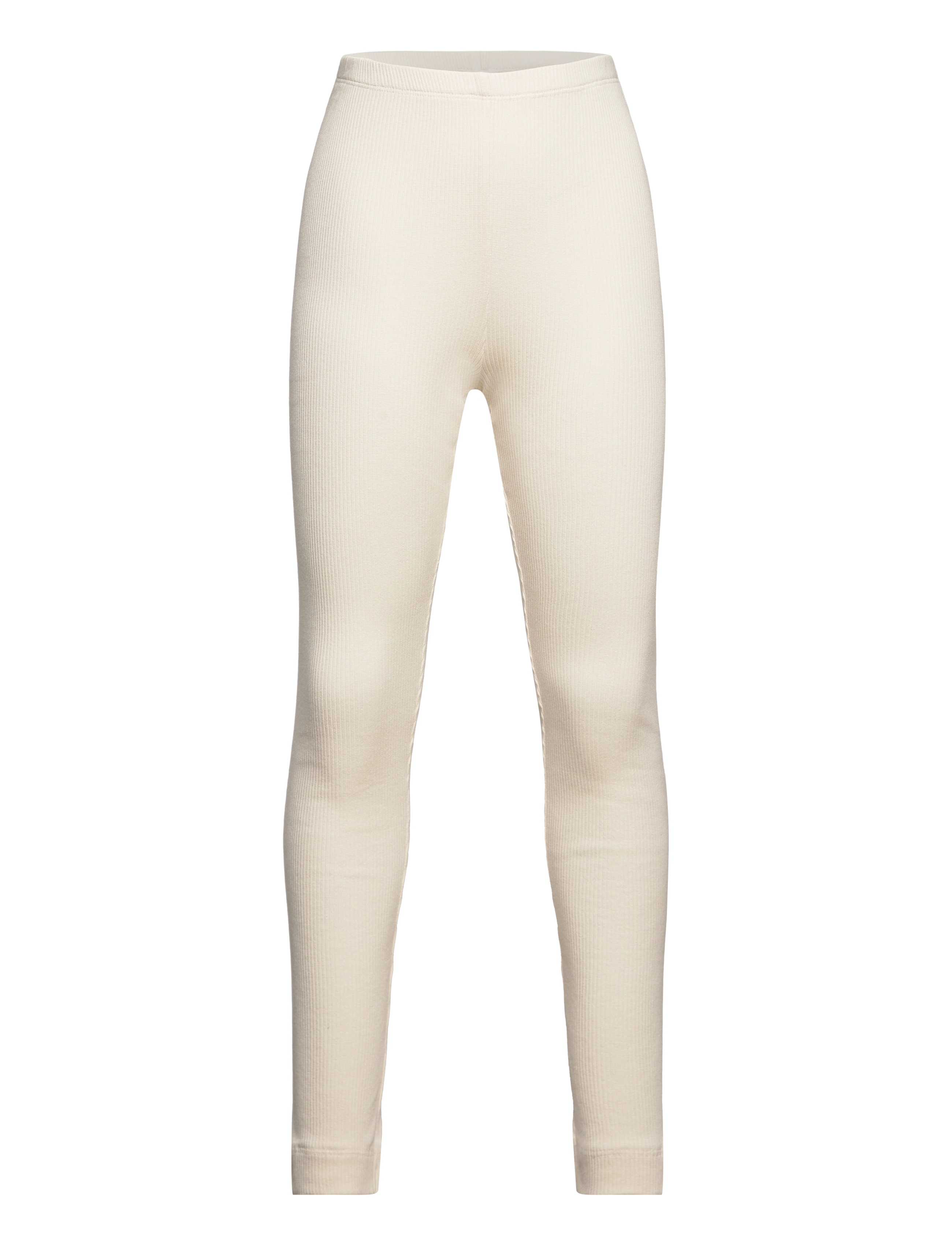 Minymo Leggings Rib, 134, Unterteile, Creme - Leggings, Kinder