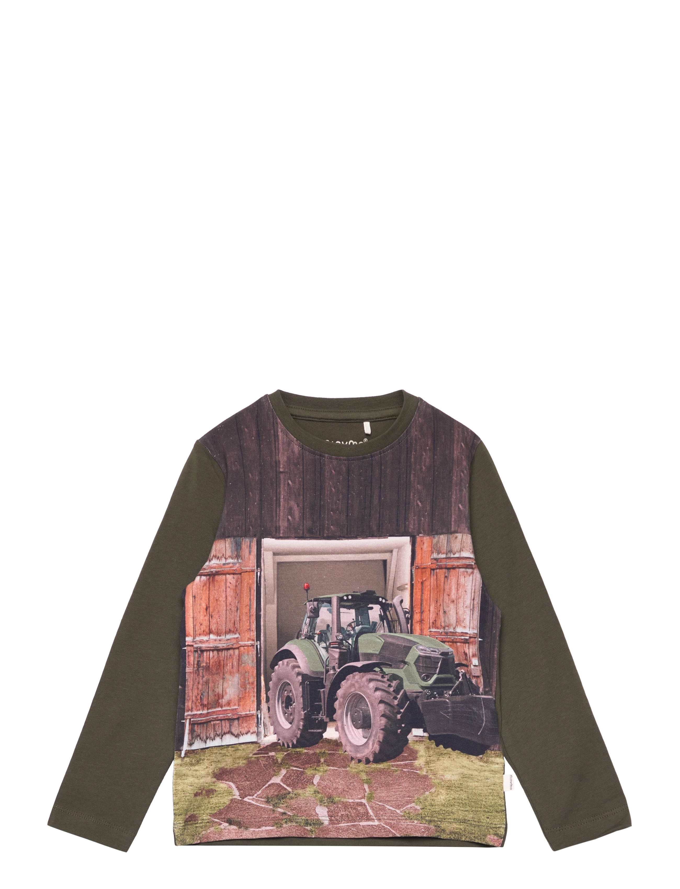 Minymo - T-shirt LS - forest night - 0