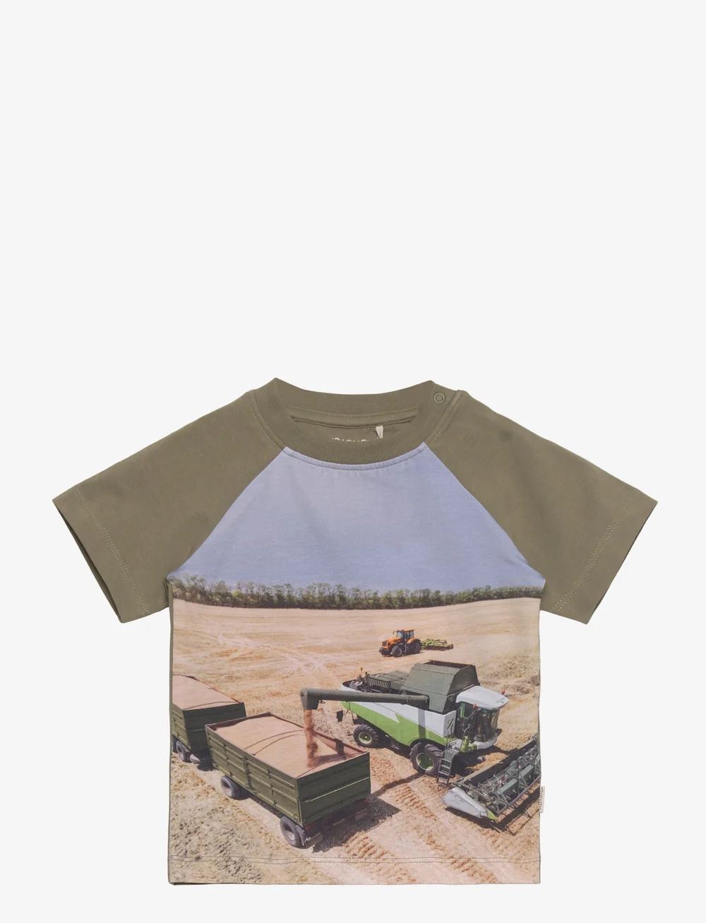 Minymo - T-shirt SS - kurzärmelige - deep lichen green - 0