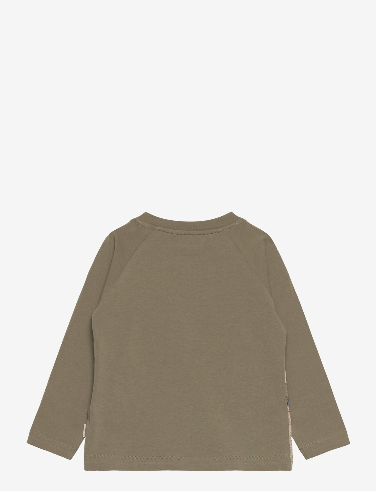 Minymo - T-shirt LS - deep lichen green - 1