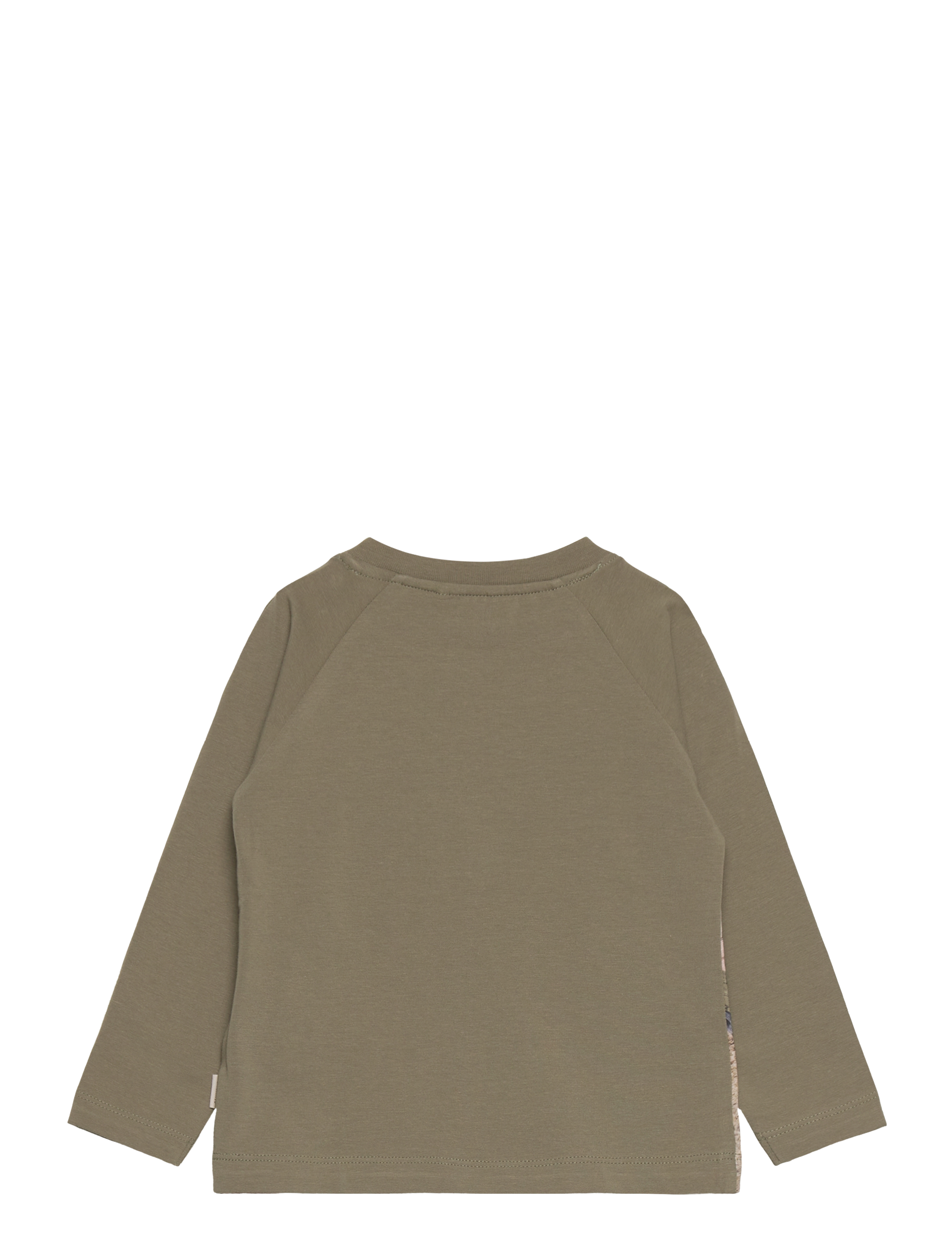 Minymo - T-shirt LS - deep lichen green - 1