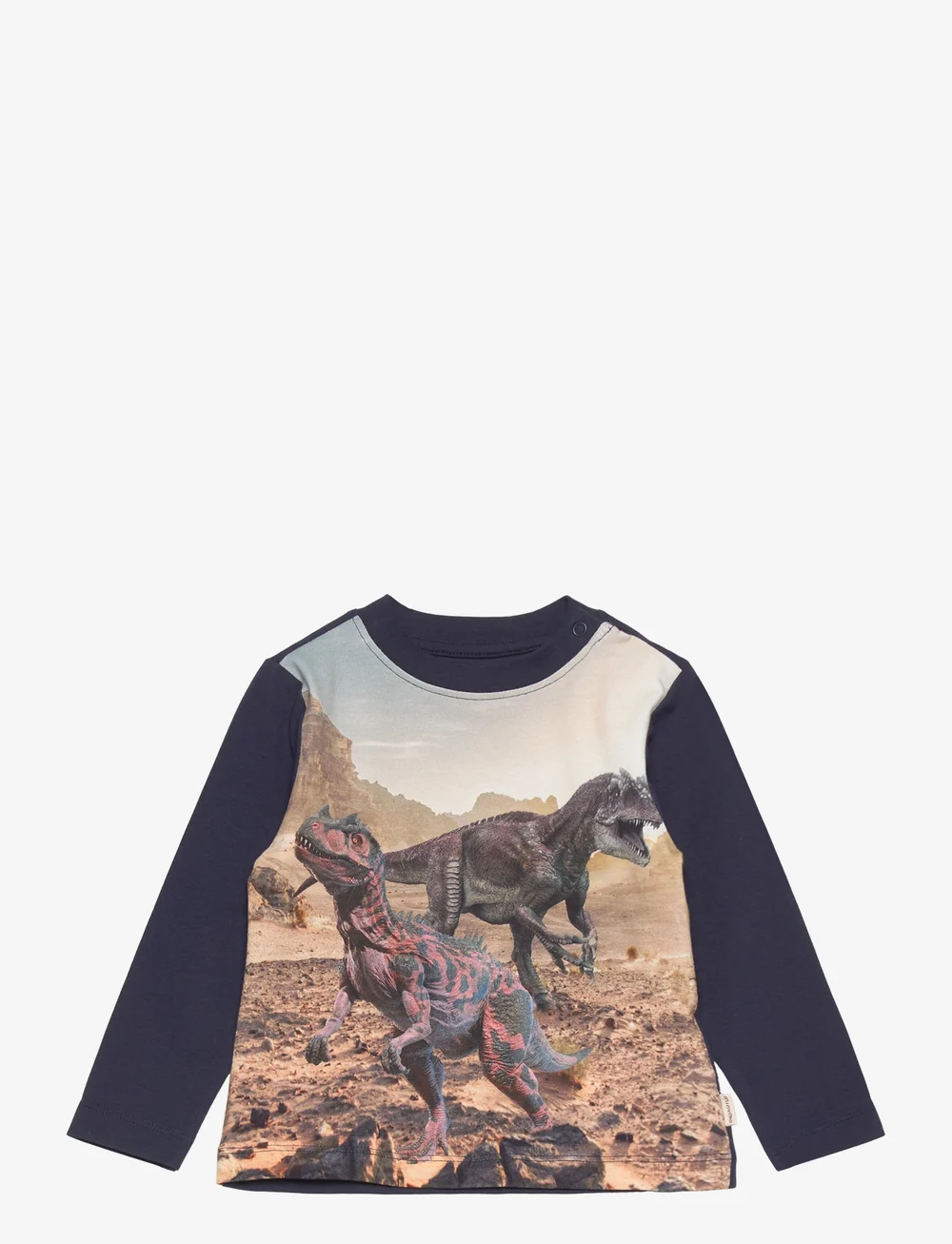 Minymo - T-shirt LS - langærmede t-shirts - black iris - 0