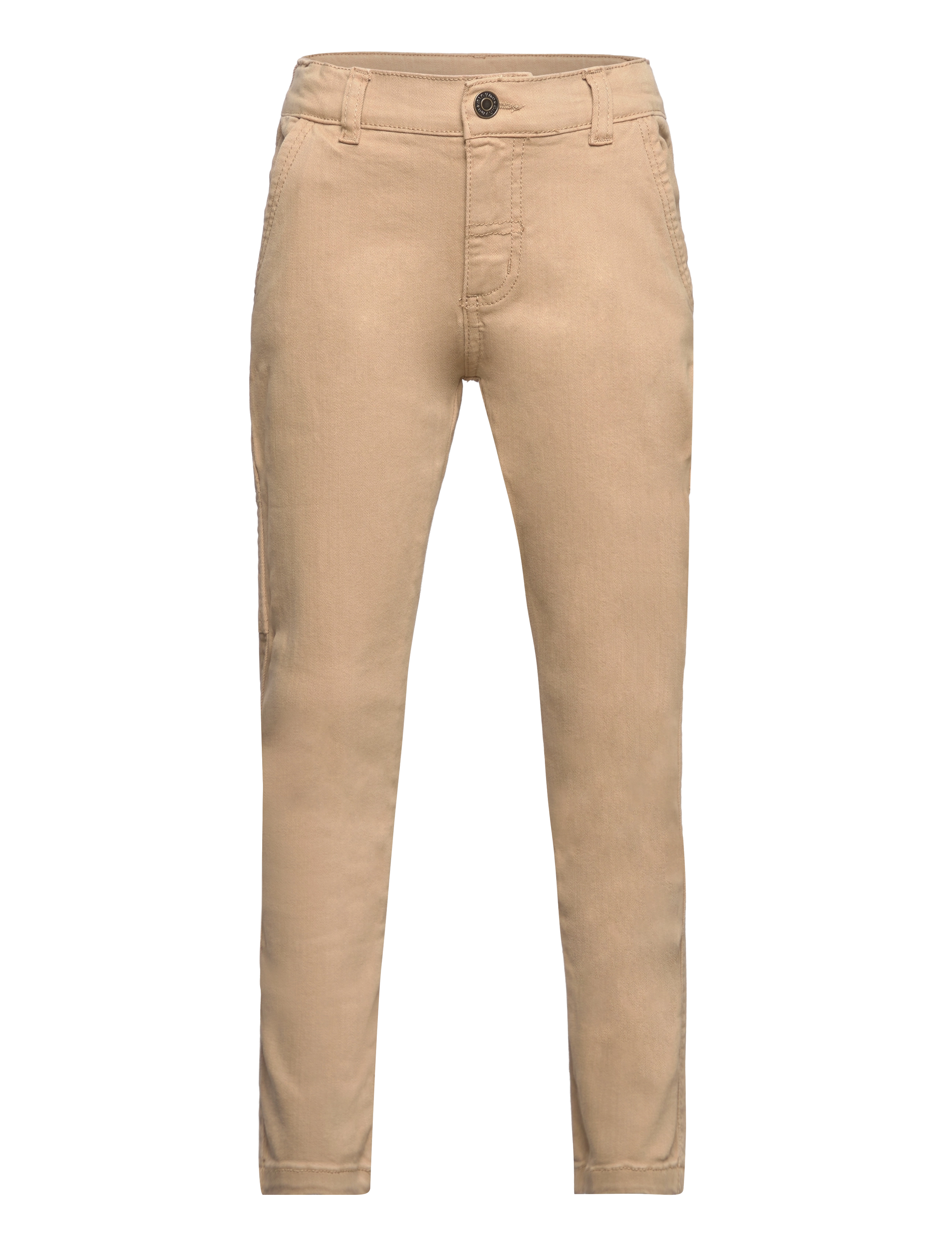 Minymo Cargo Pants, Børn, Slim Fit Cargo Bukser, Beige, Str: 98