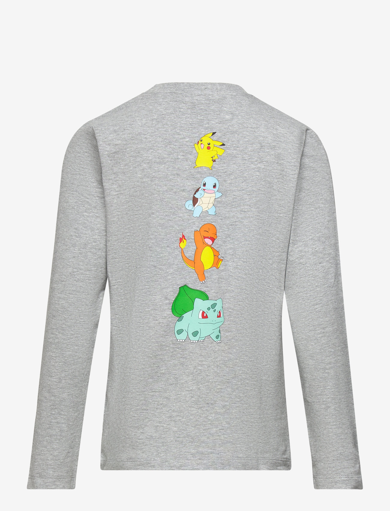 Minymo - T-shirt LS - light grey melange - 1