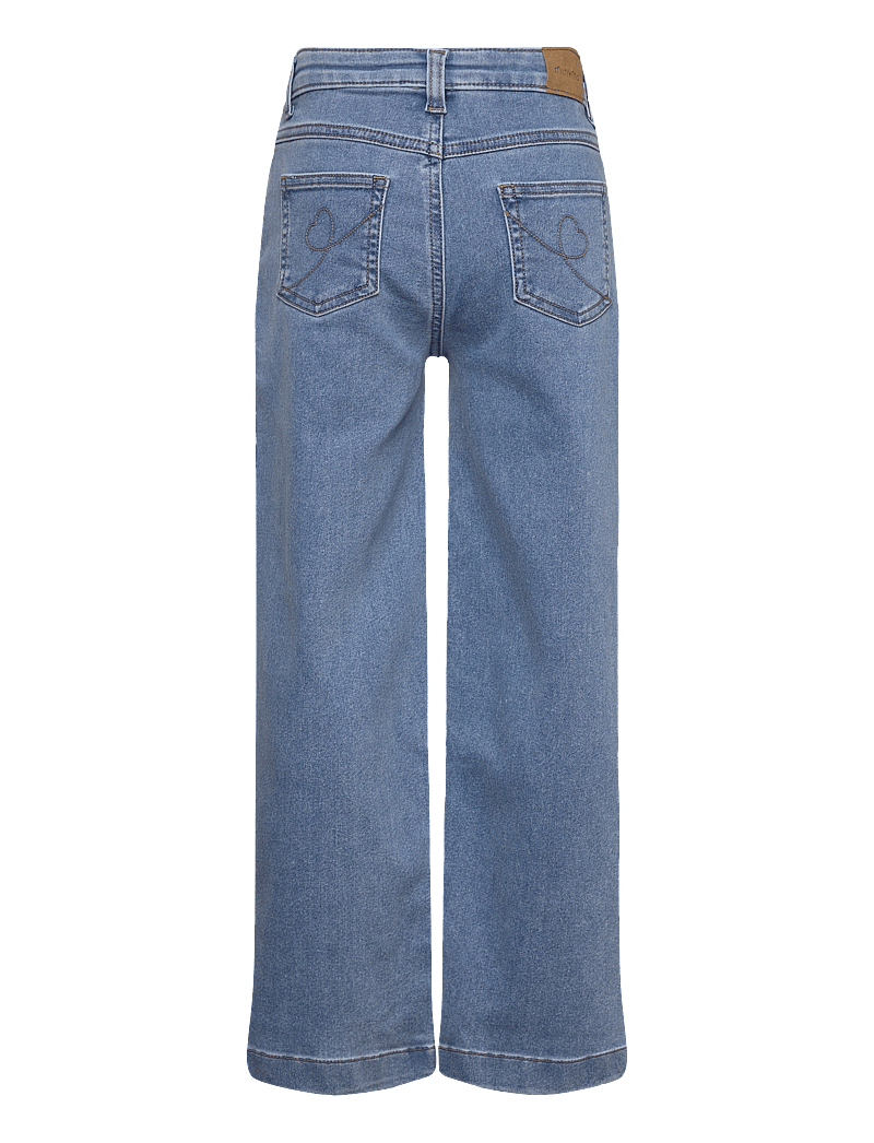 Minymo - Jeans wide loose fit - loose jeans - light dusty blue - 1