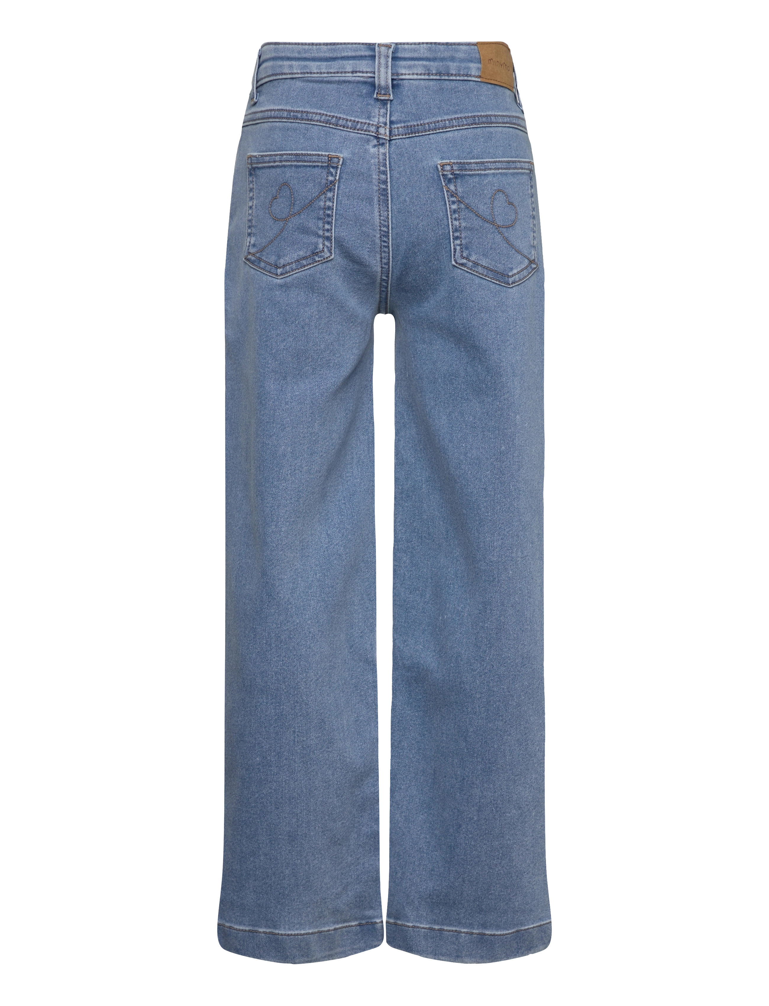 Minymo - Jeans wide loose fit - loose jeans - light dusty blue - 1