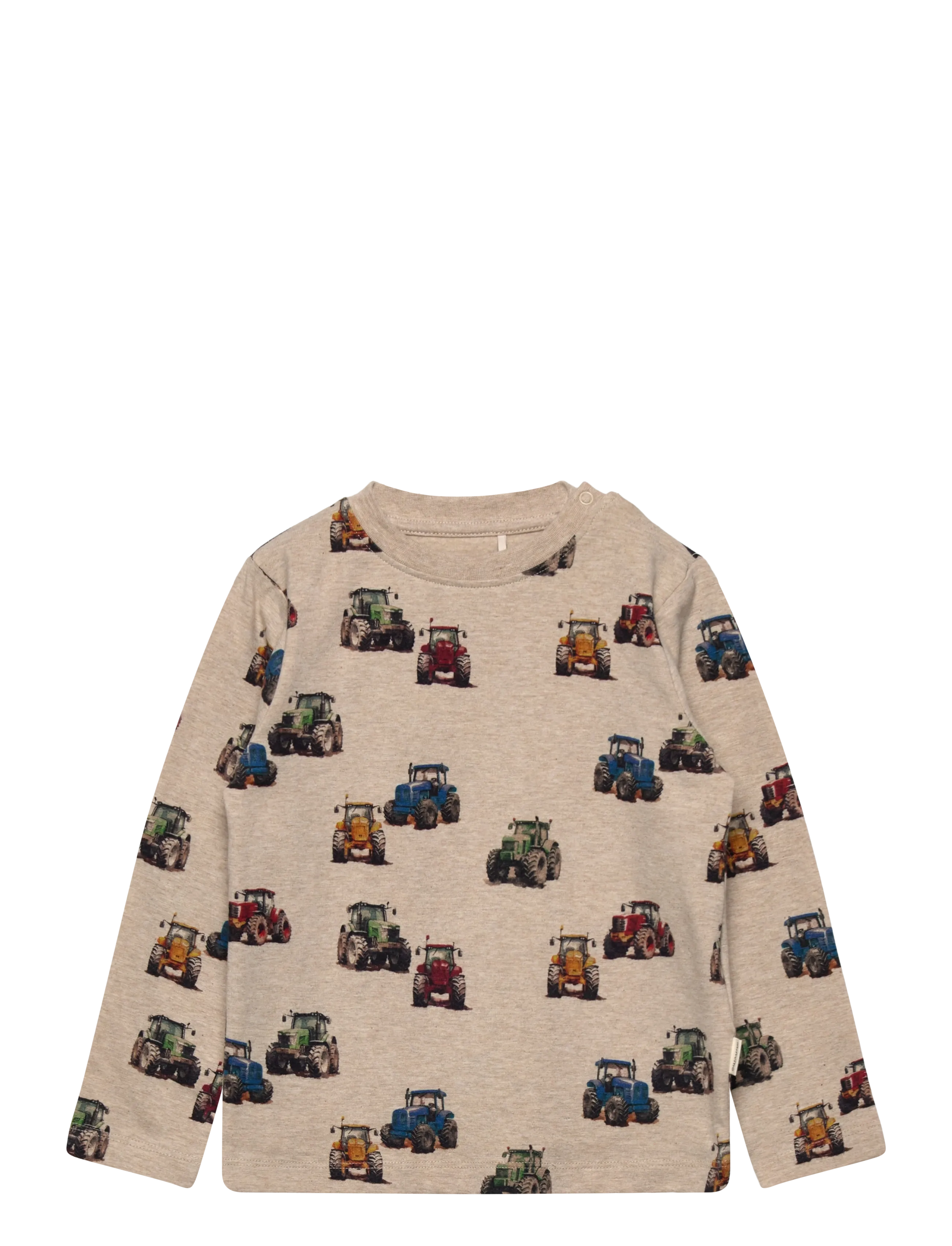 Minymo T-shirt LS - Overdele - BEIGE MELANGE / beige