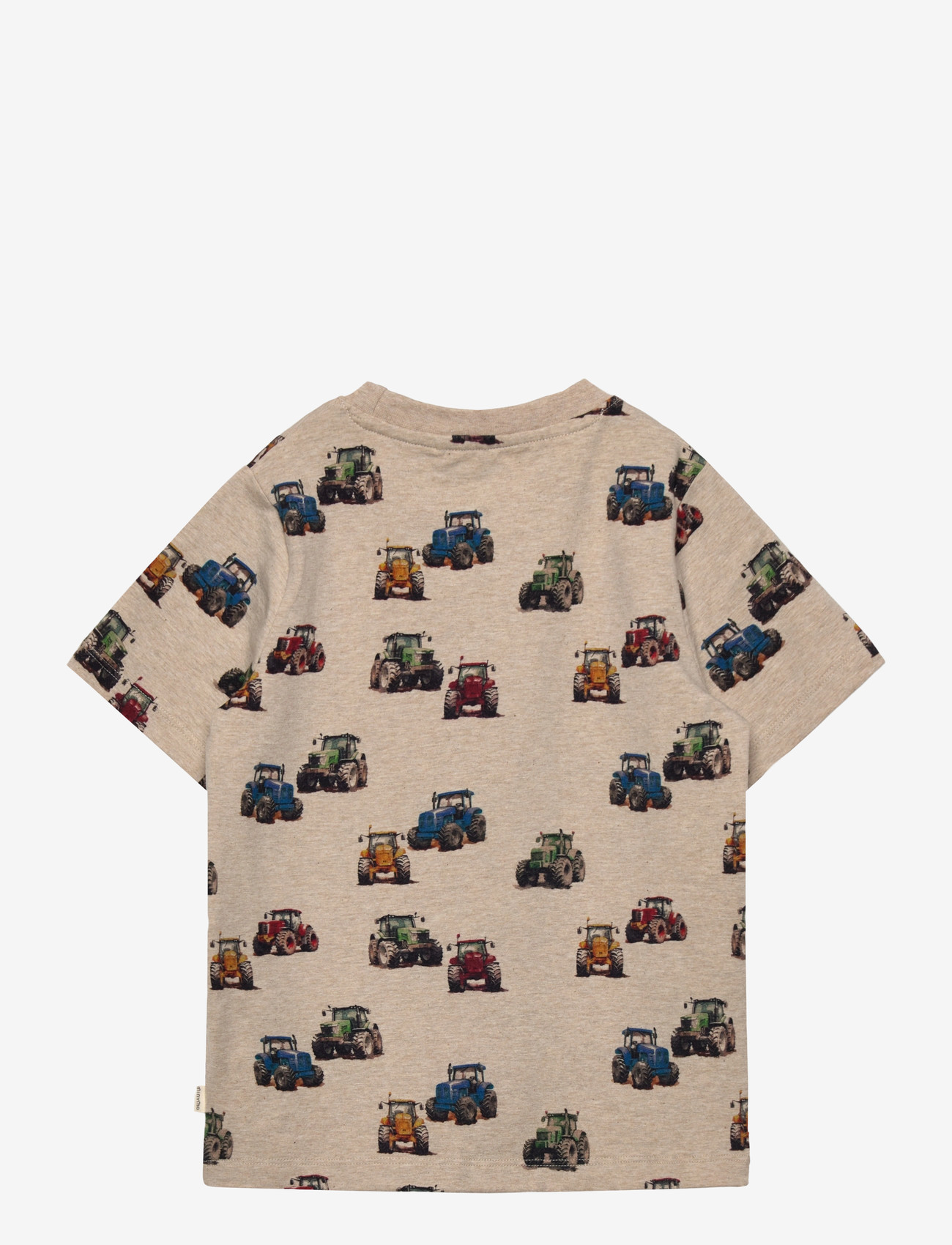 Minymo - T-shirt SS - kortærmede t-shirts - beige melange - 1