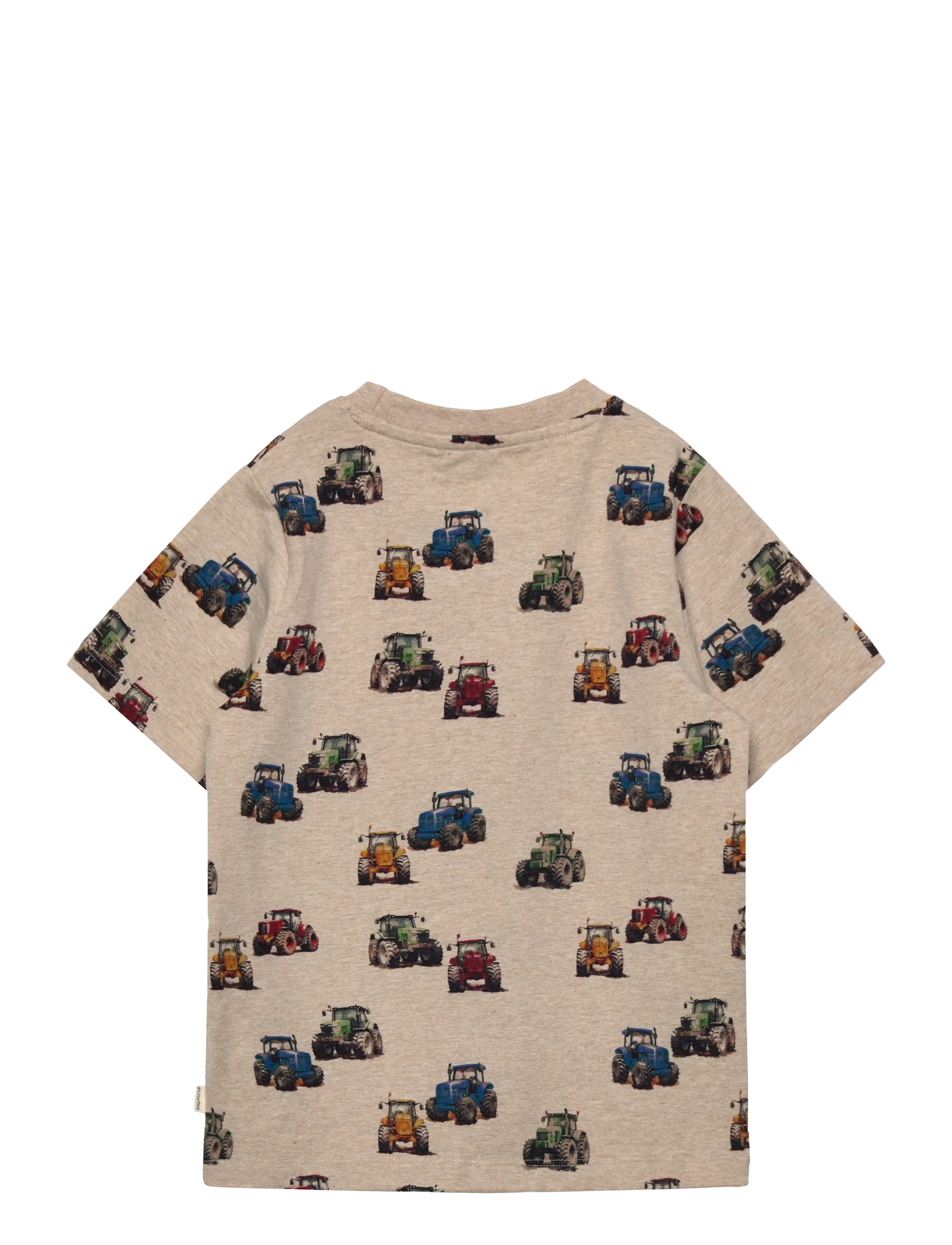 Minymo - T-shirt SS - t-shirts - beige melange - 1