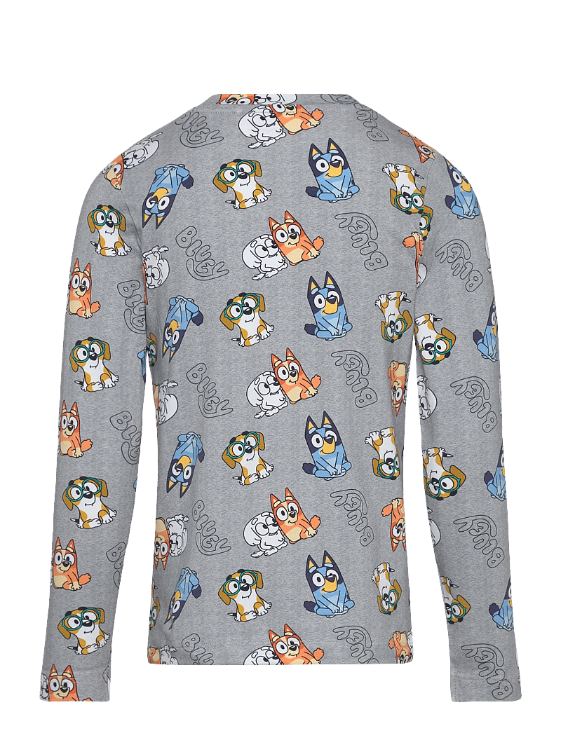 Minymo - T-shirt LS - langærmede t-shirts - grey melange - 1