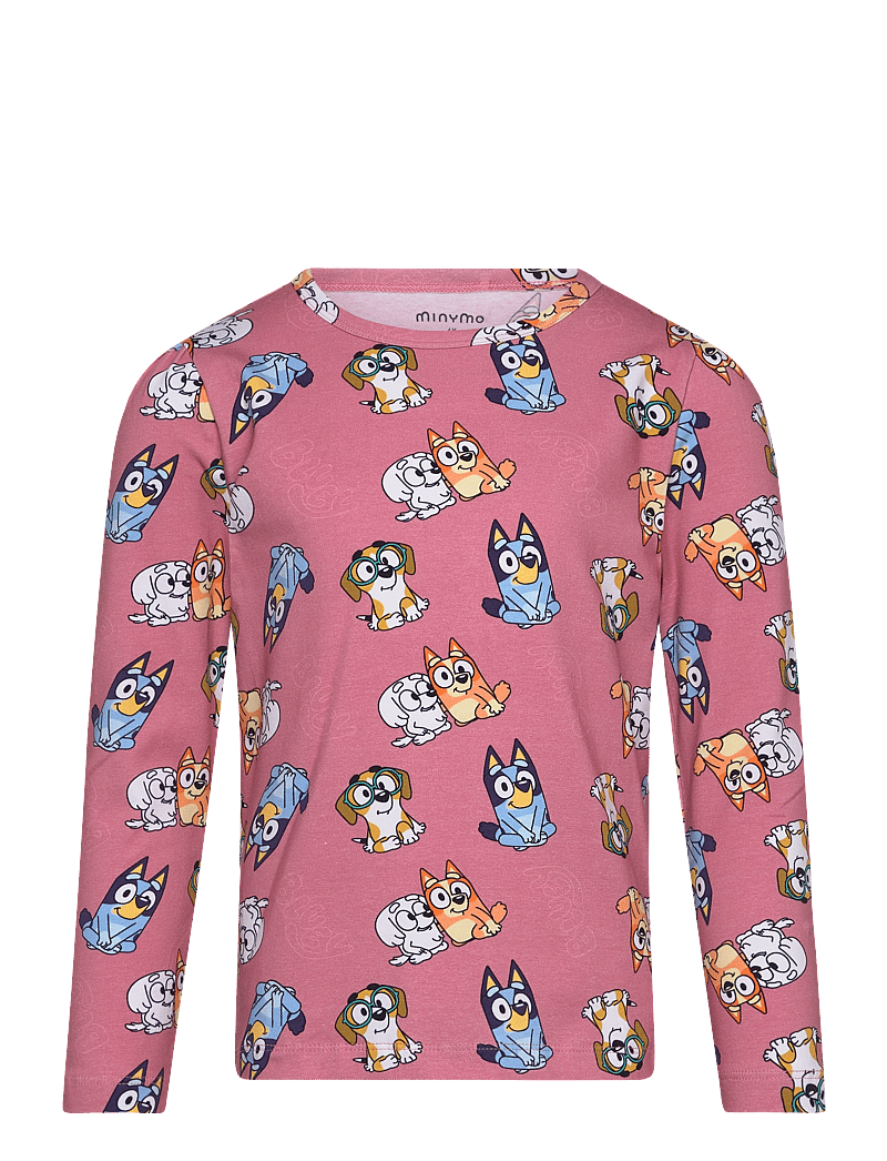 Minymo - T-shirt LS - langärmelig - slate rose - 0