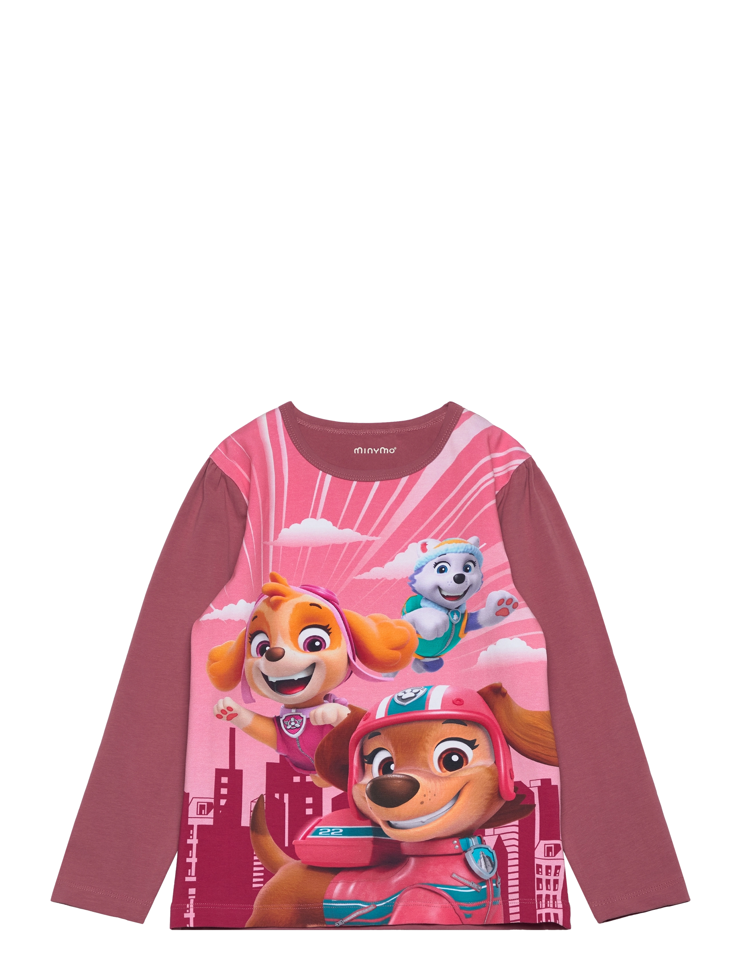 Minymo T-shirt LS - Tøj - DECO ROSE / multi