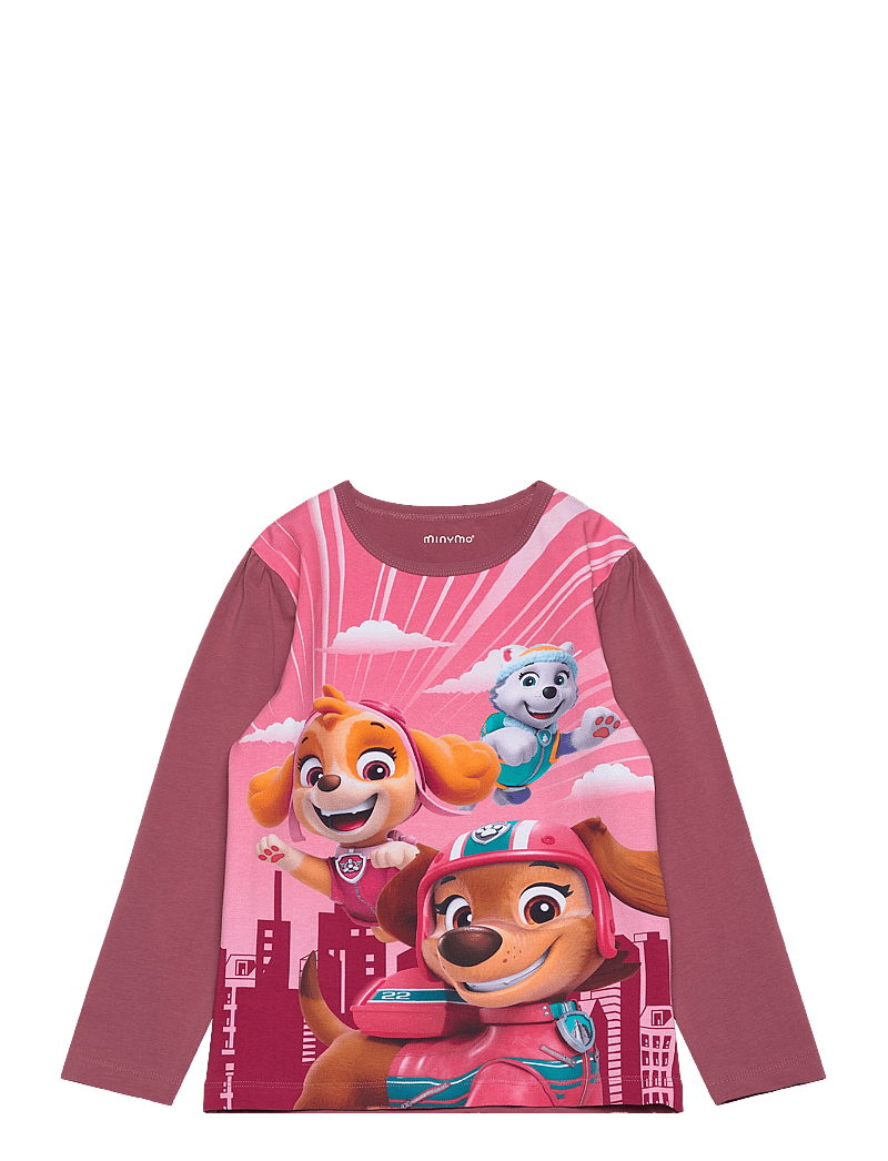 Minymo - T-shirt LS - long-sleeved t-shirts - deco rose - 0