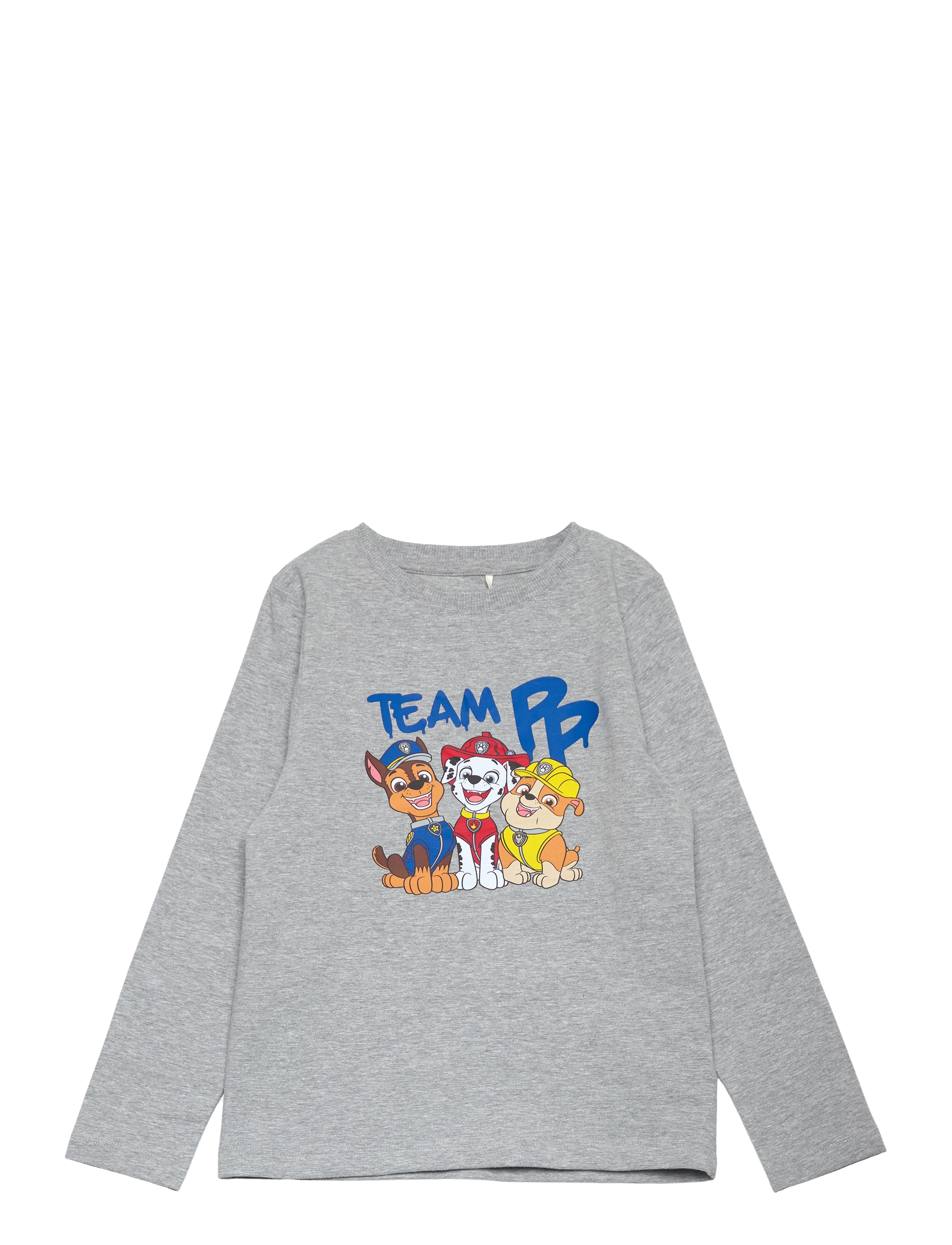 Minymo T-Shirt Ls, 110, Grey, T-Shirts > Langærmede T-shirts, Børn