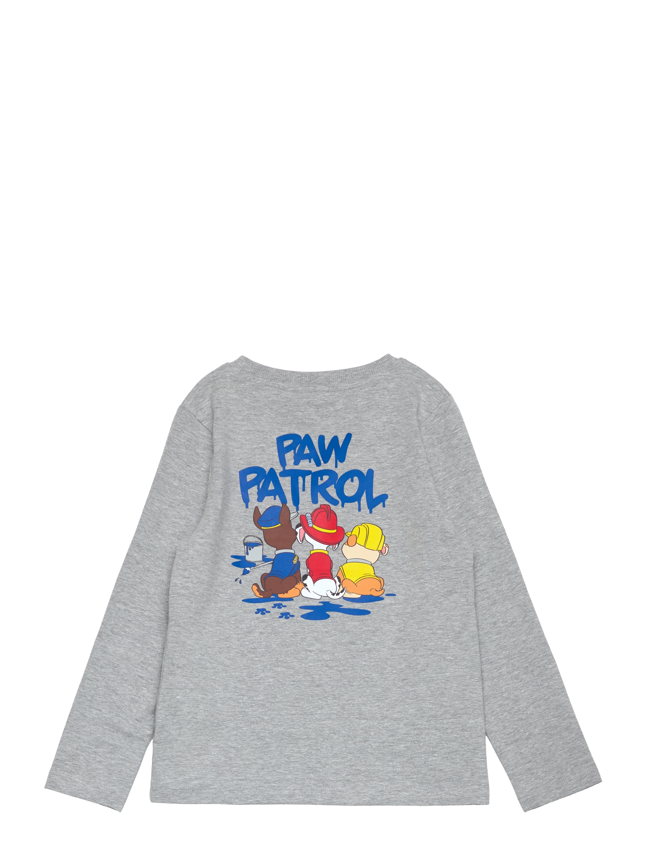 Minymo - T-shirt LS - t-shirts - grey melange - 1