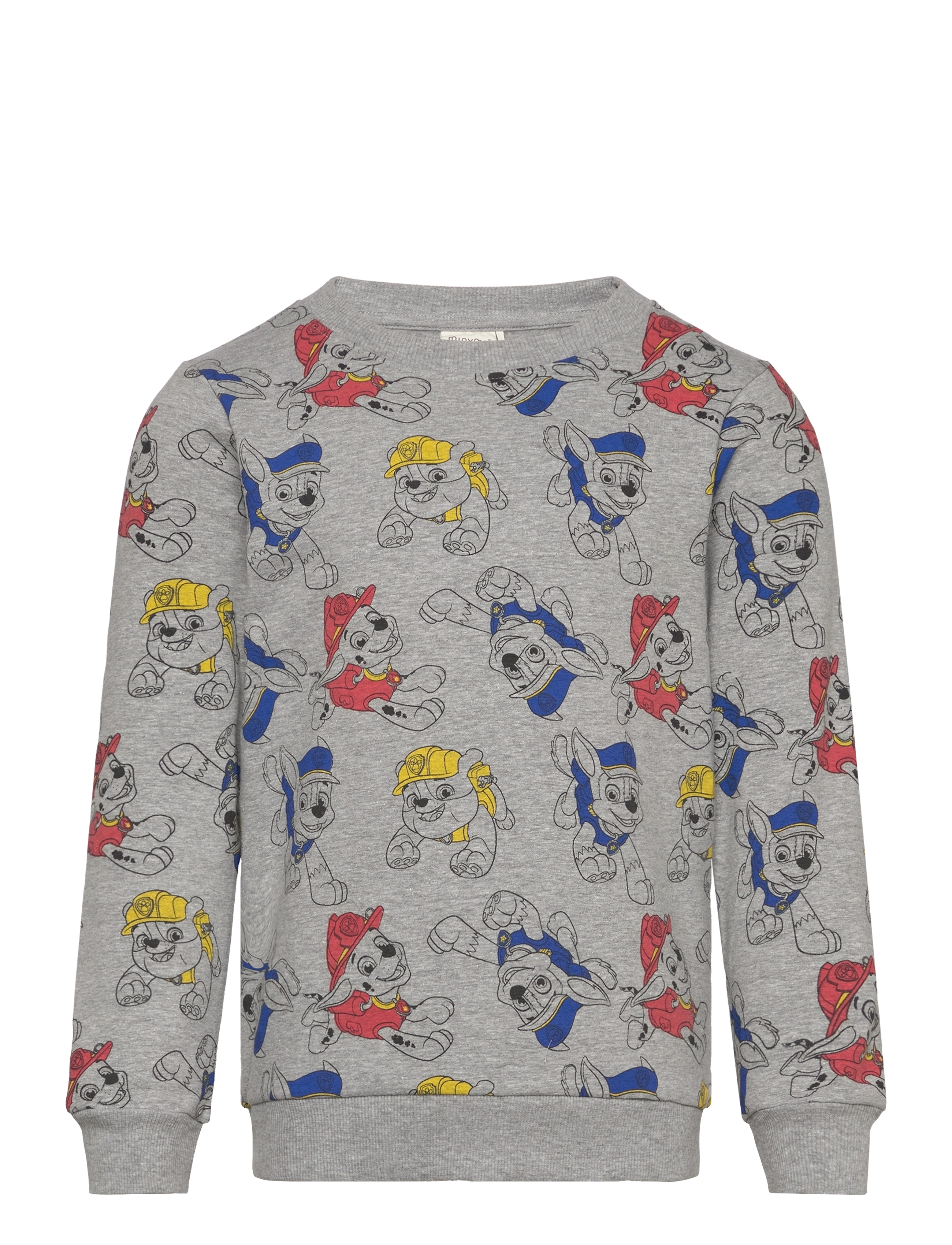 Minymo Sweatshirt LS AOP - 4 for 3 - GREY MELANGE / grey